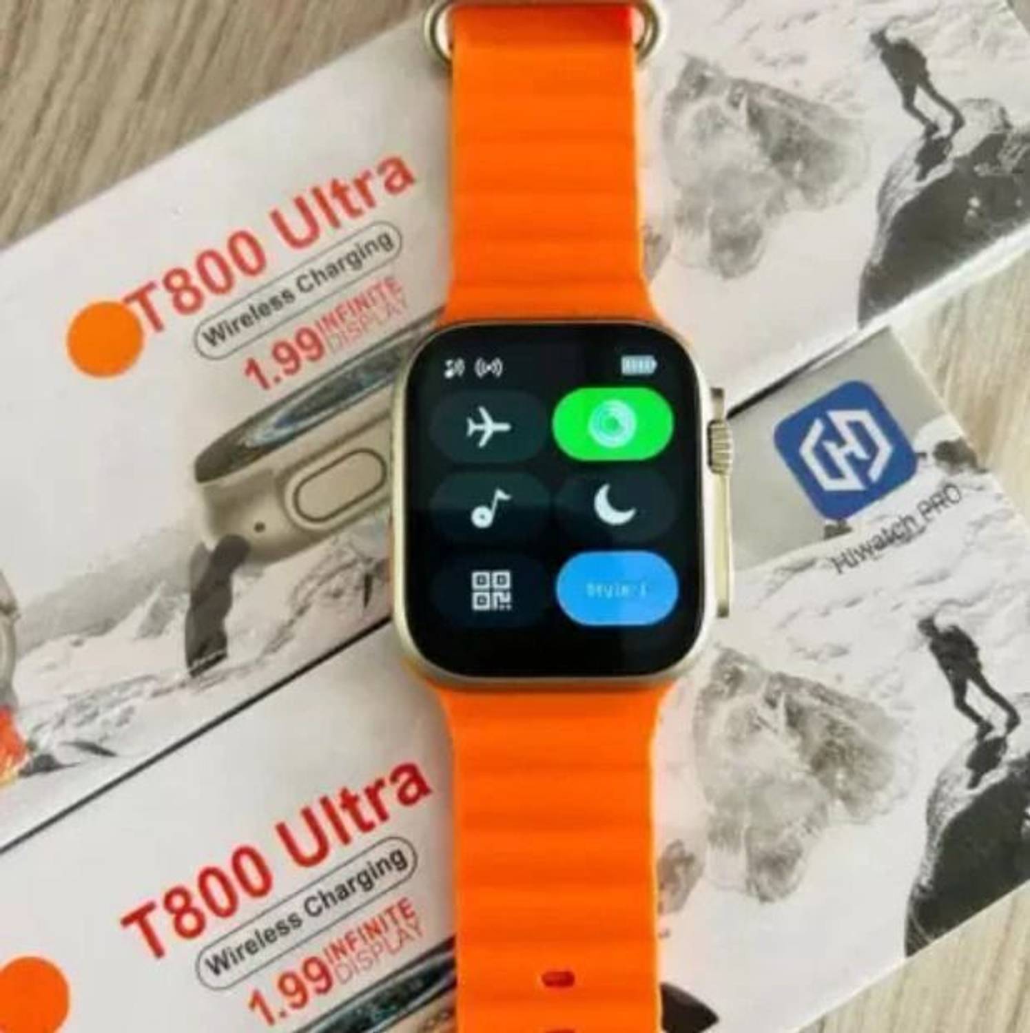RLS Ultra 8 Smartwatch New T800 Ultra , Calling Smartwatch (Orang
