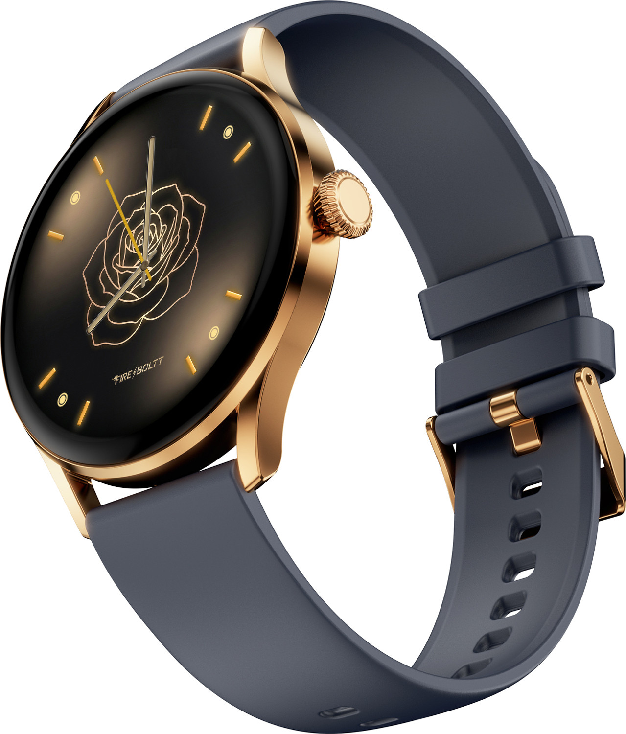 Image of Fire-Boltt Glitz 1.19 AMOLED Display, Rotating Crown, 1000 Nits, BT Call, Metal Body Women Smartwatch