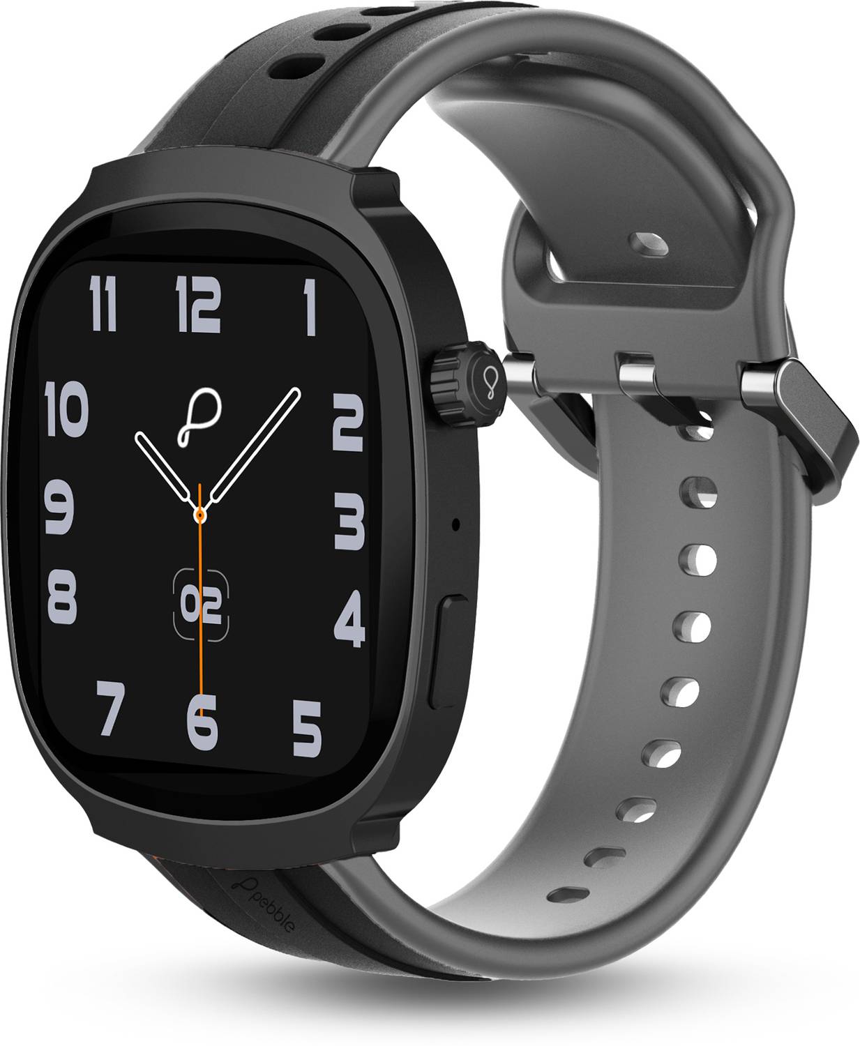 Pebble Axis 1.96" Amoled Display, Quick Notification, AOD, BT Cal