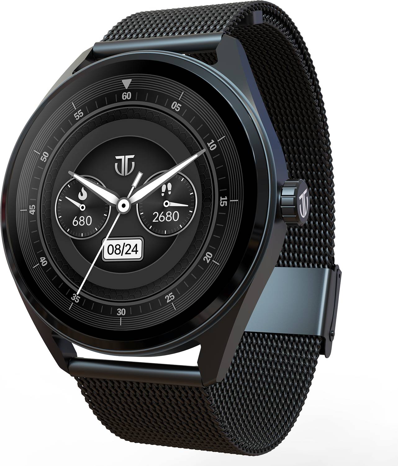TITAN Crest-1.43''|Premium Design|AMOLED|AOD|Working Crown|BT Calling|Fast Charge|IP68 Smartwatch