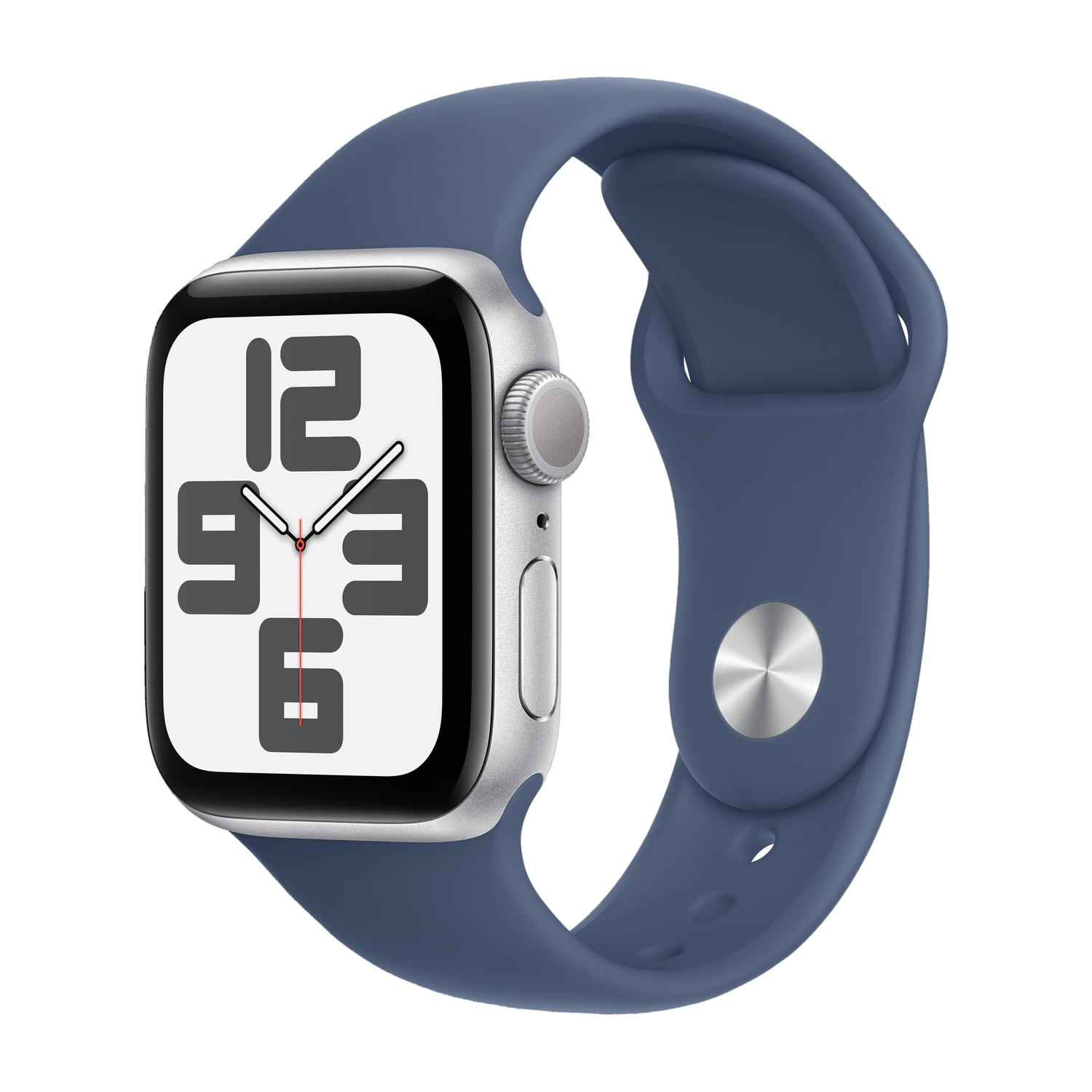 Apple Watch SE GPS + Cellular 40mm Silver Aluminium with Denim
