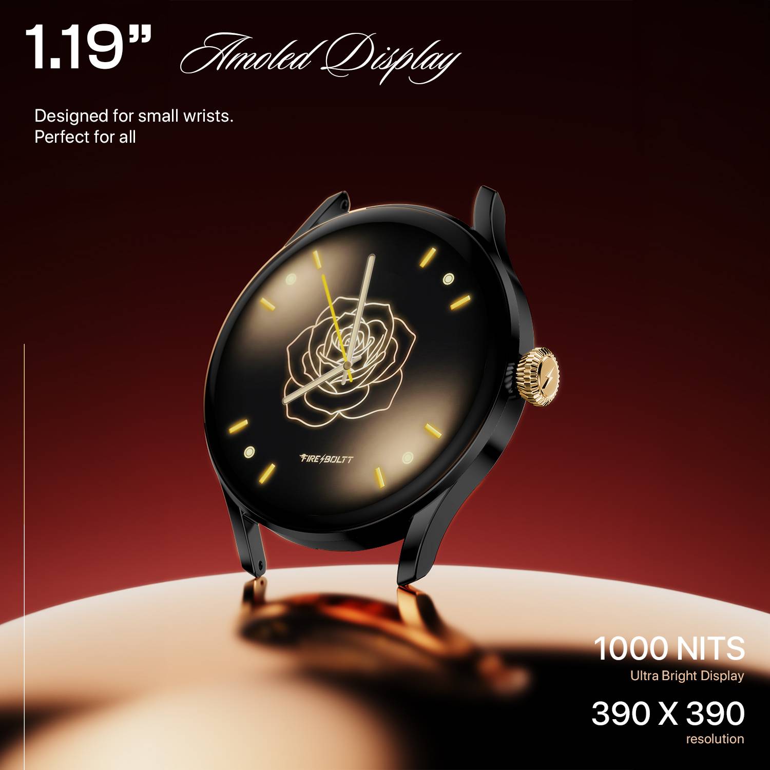 Fire-Boltt Glitz 1.19 AMOLED Display Smartwatch - Image 4