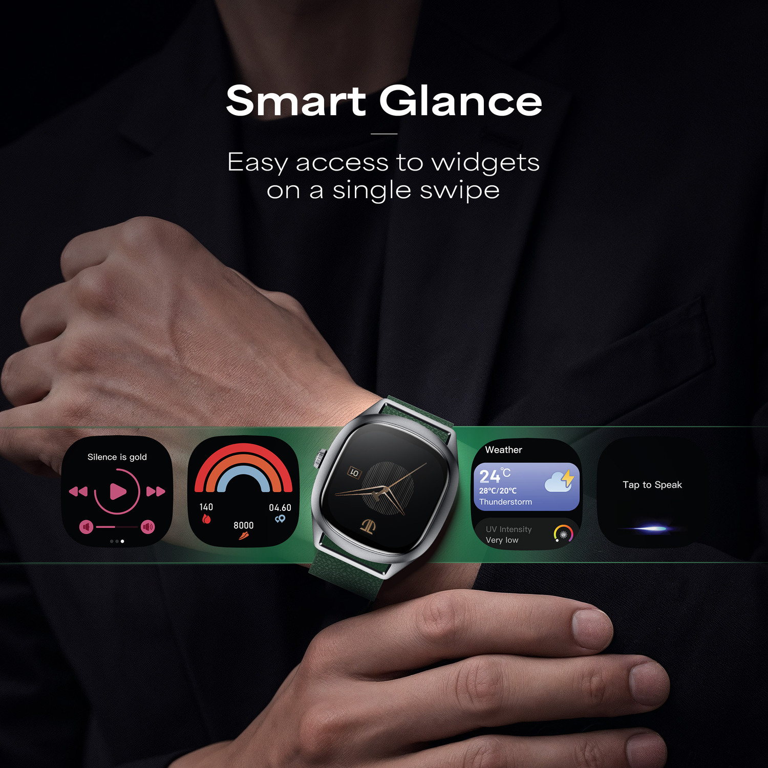 Image of Titan Evoke S Premium Design | Amoled Display | AI Watch Faces | BT Calling Smartwatch