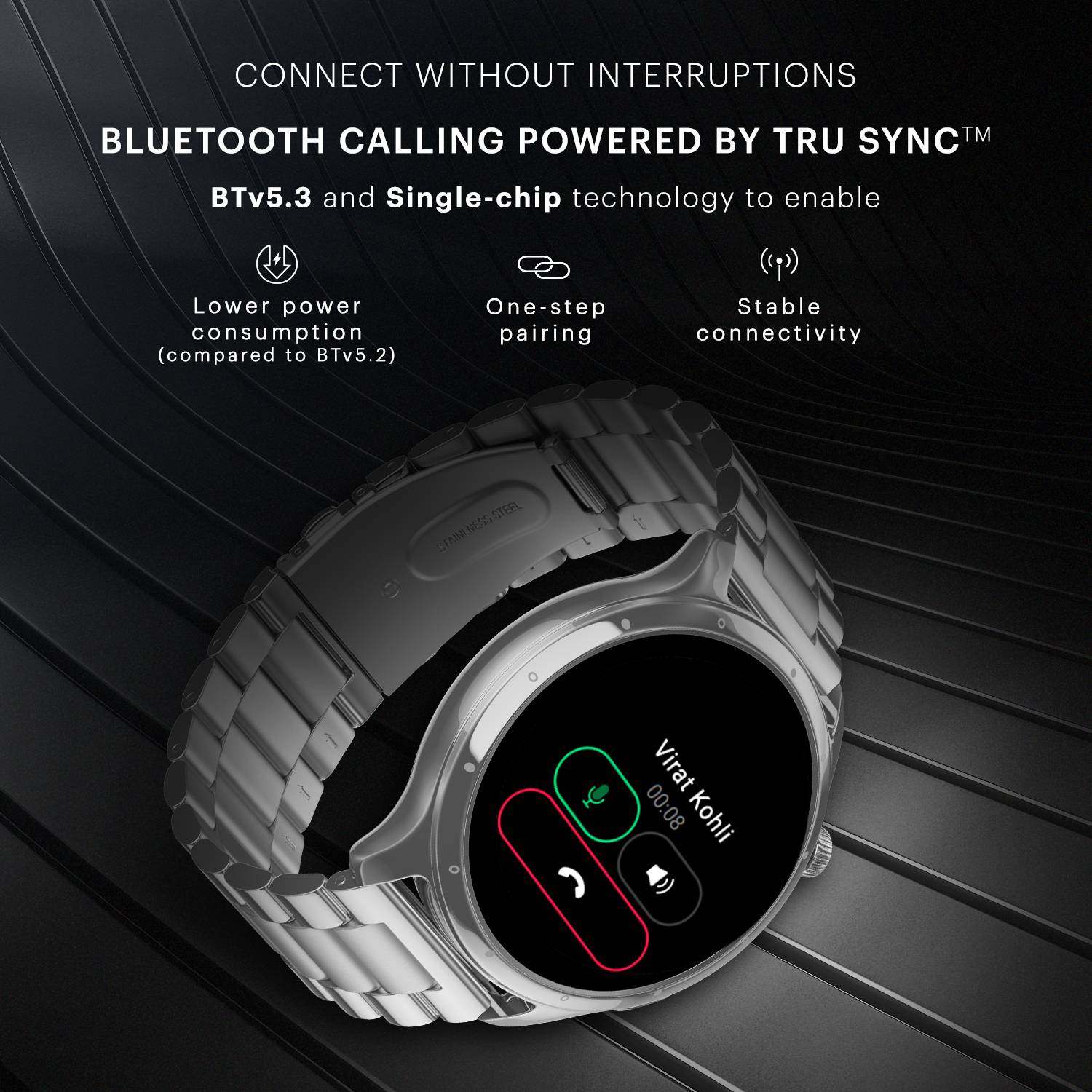Noise Mettle 1.4'' Stainless Steel Smartwatch - Image 5