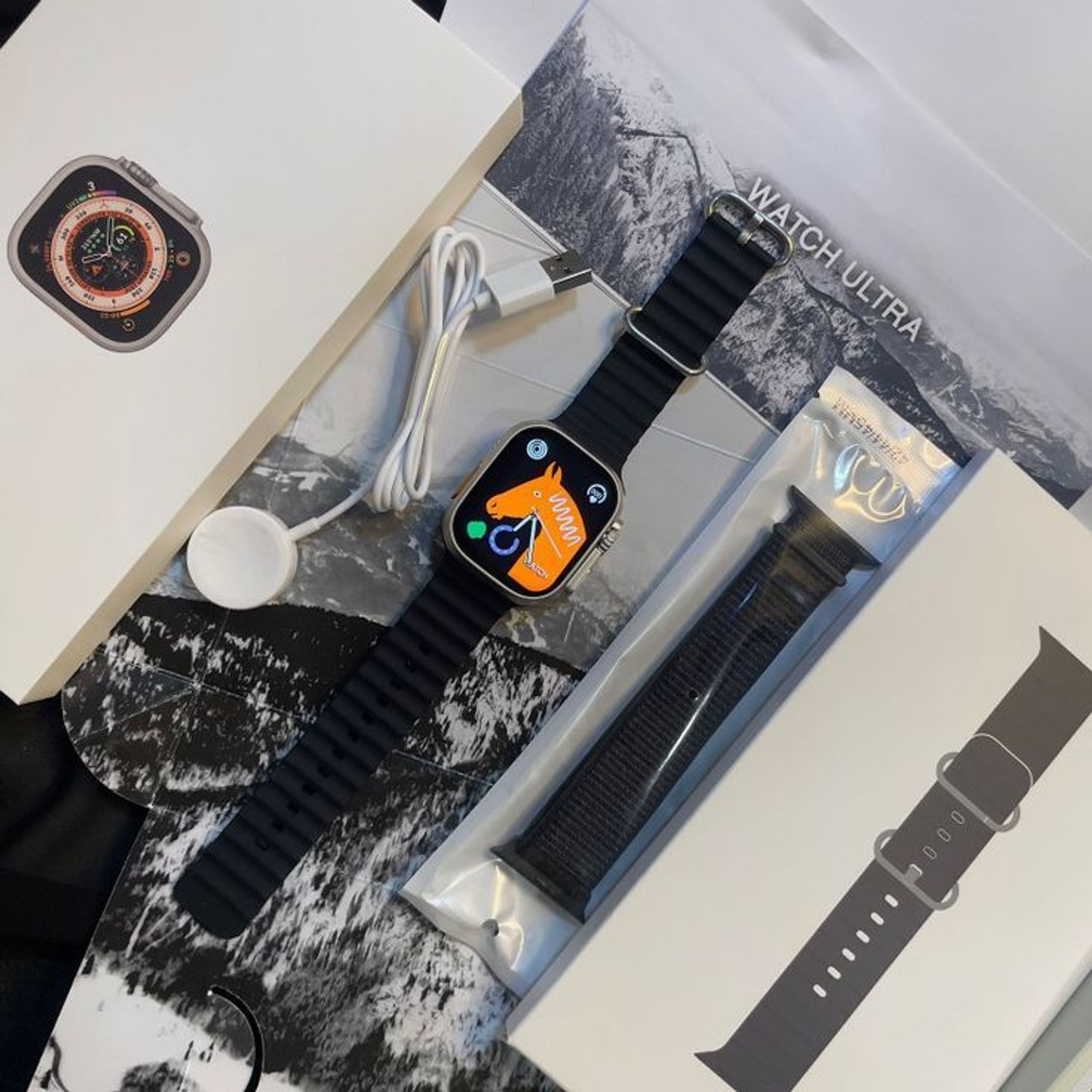 Image of Onikuma T800 BT watch 2in Big Screen Sunlight Proof Display Music Play Insta WA Notifier Smartwatch
