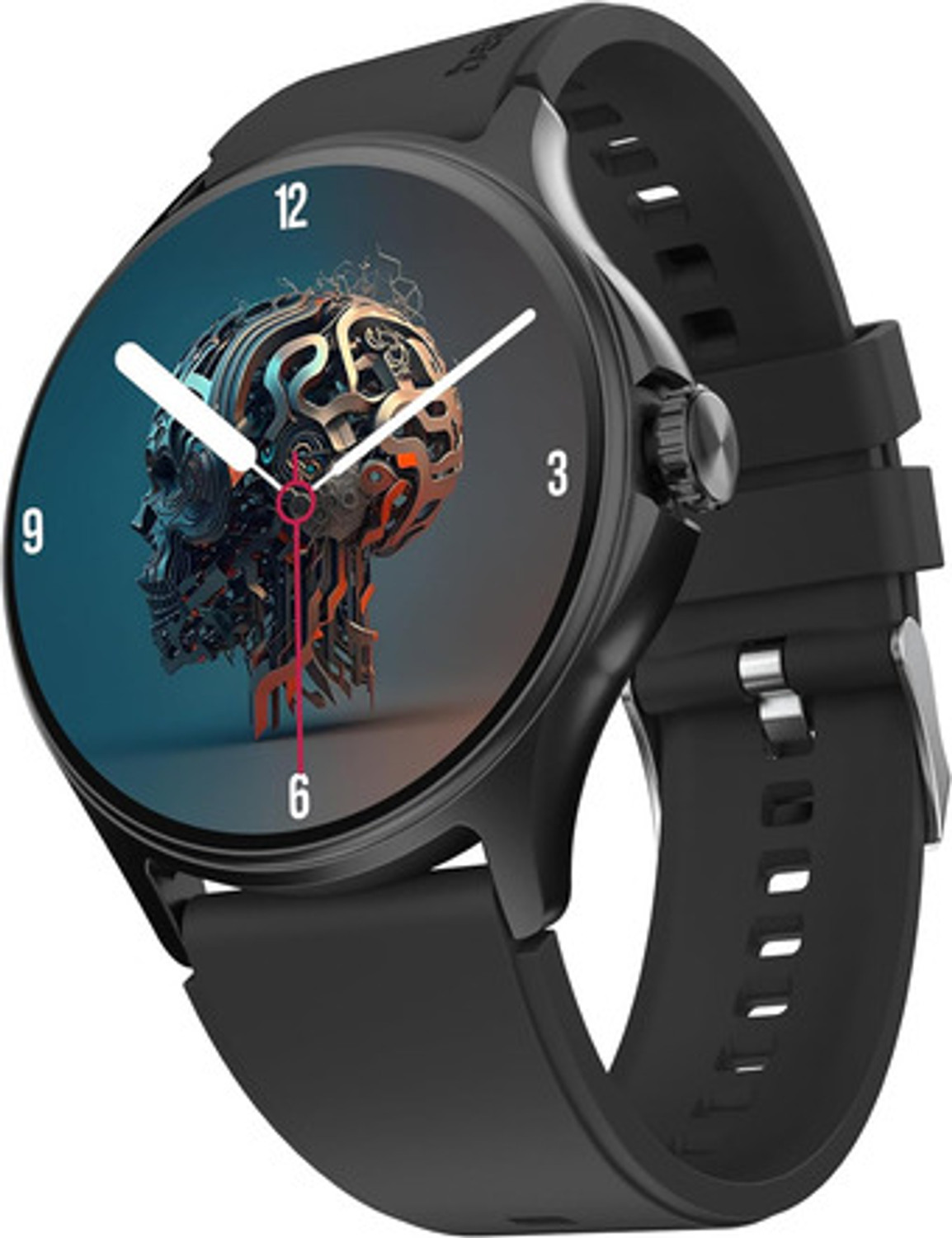 Image of beatXP Sigma 1.38 inch HD Display, Bluetooth Calling, Heart Tracking & AI Voice Assistant Smartwatch (Black Strap, 1.38)