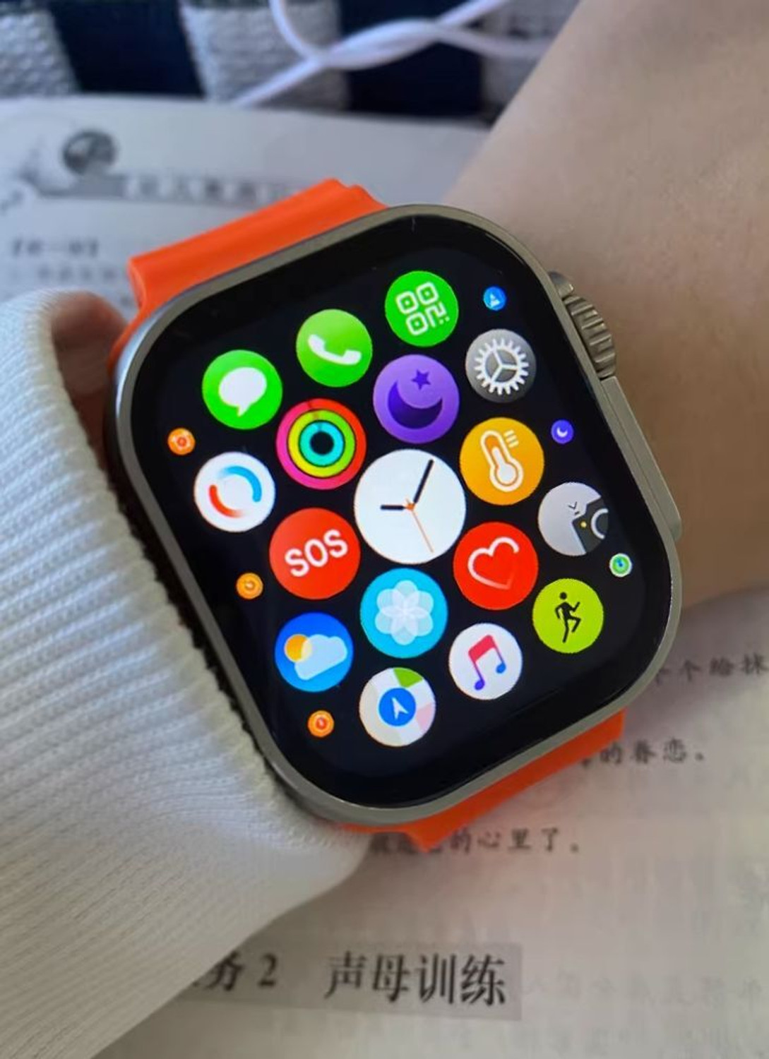 Image of Onikuma T800 BT watch 2in Big Screen Sunlight Proof Display Music Play Insta WA Notifier Smartwatch