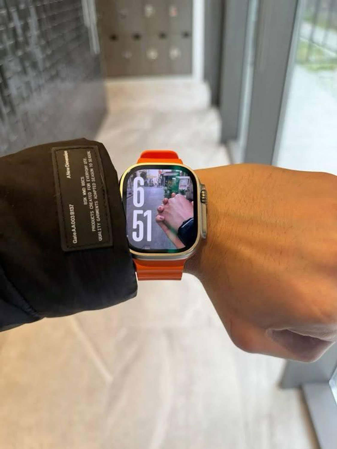 Image of TECHIO T800 ULTRA SMART WATCH ORANGE Smartwatch