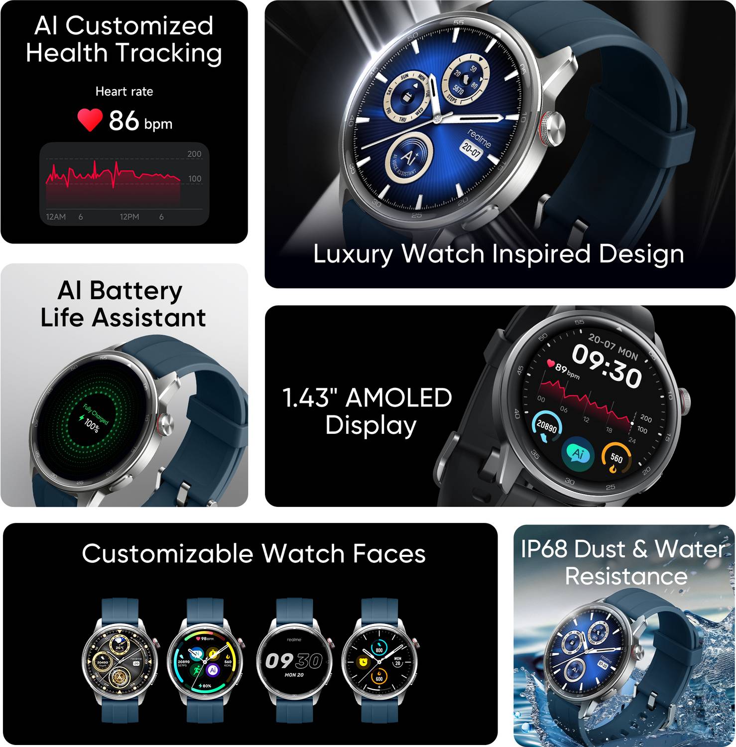 realme Watch S2 1.43" AMOLED Display - Image 2