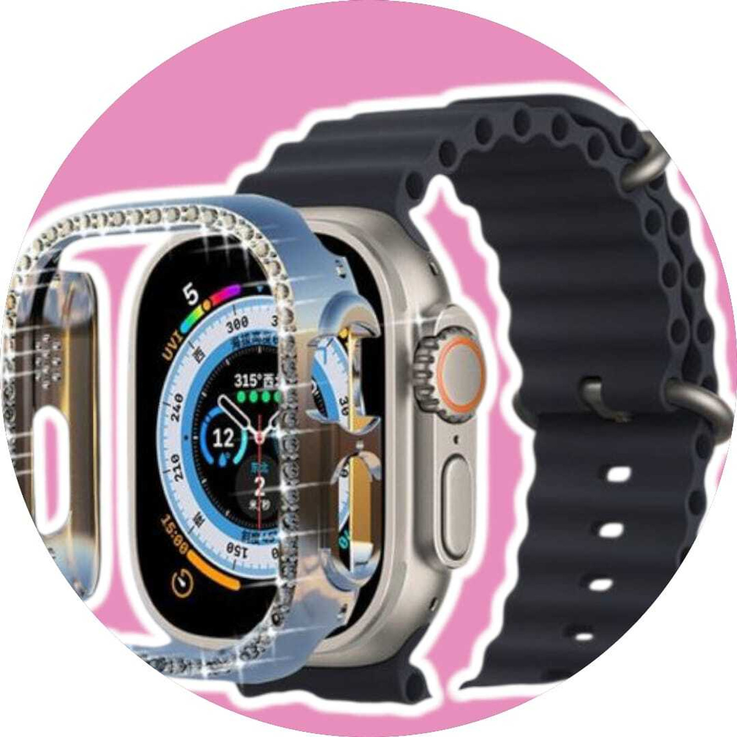 Image of Onikuma T800 BT watch 2in Big Screen Sunlight Proof Display Music Play Insta WA Notifier Smartwatch