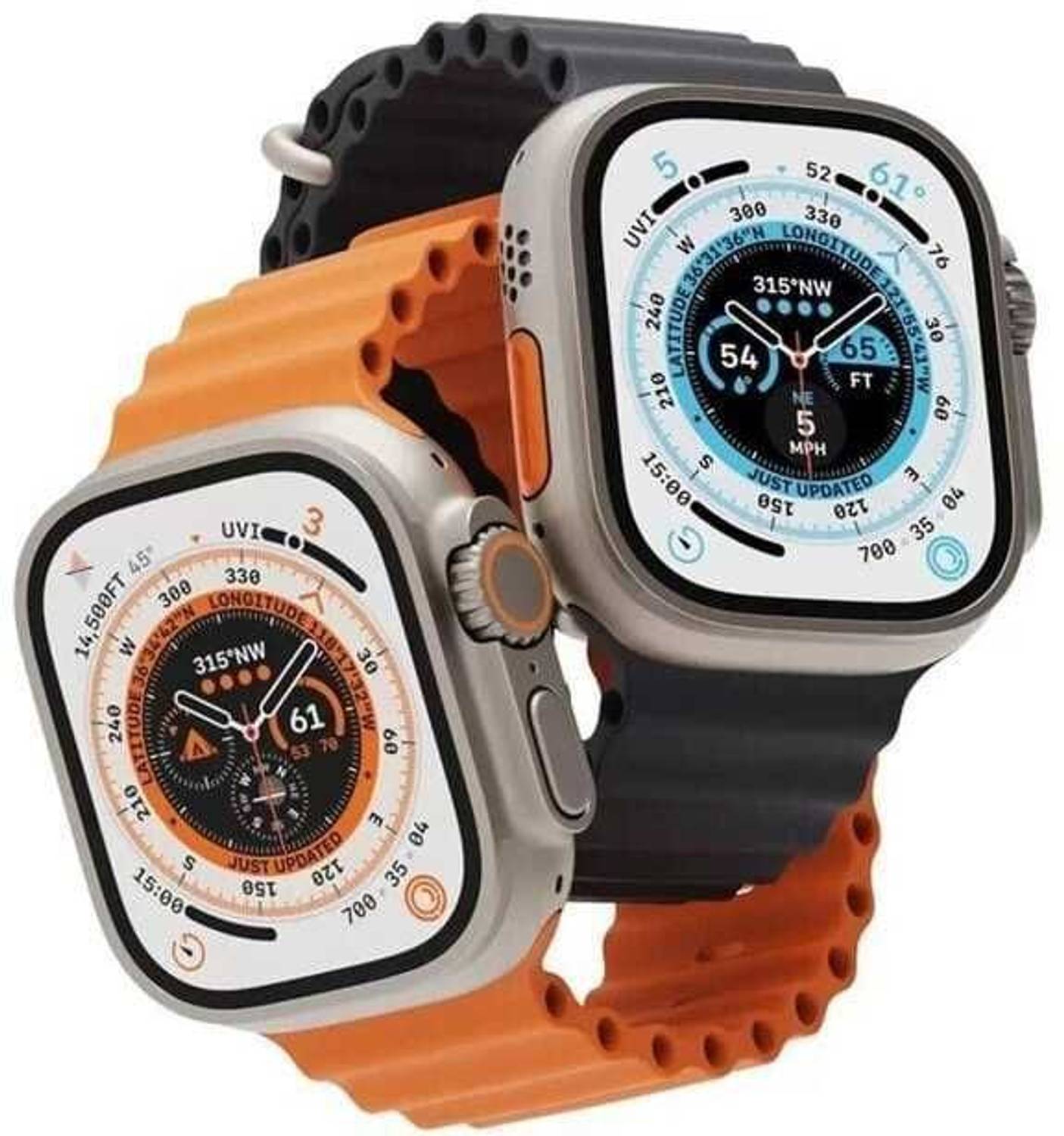 RKLS T800 Ultra 8 Smartwatch 548712-5 Smartwatch (ORANGE Strap, F