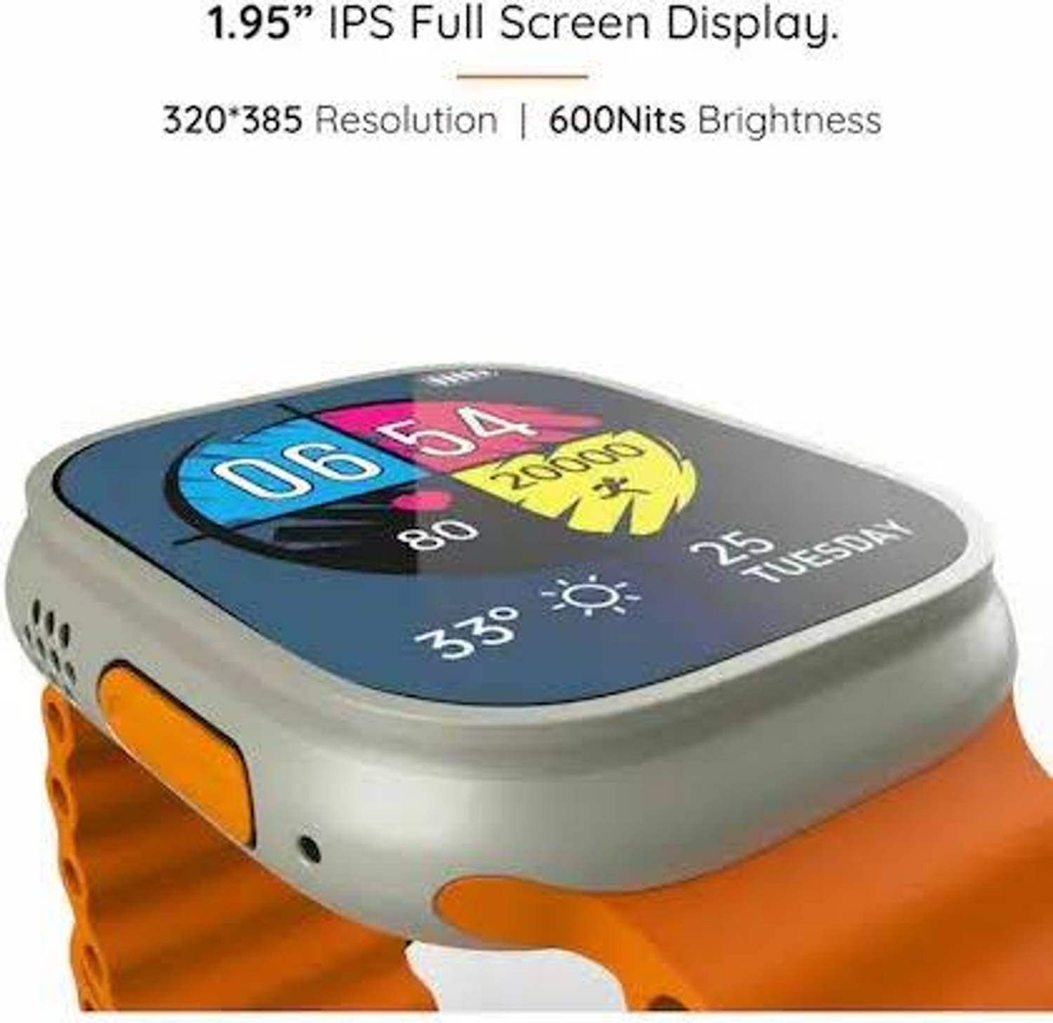 zora T-800 Ultra Smart Watch with Bluetooth Calling Sim 4G Smartw