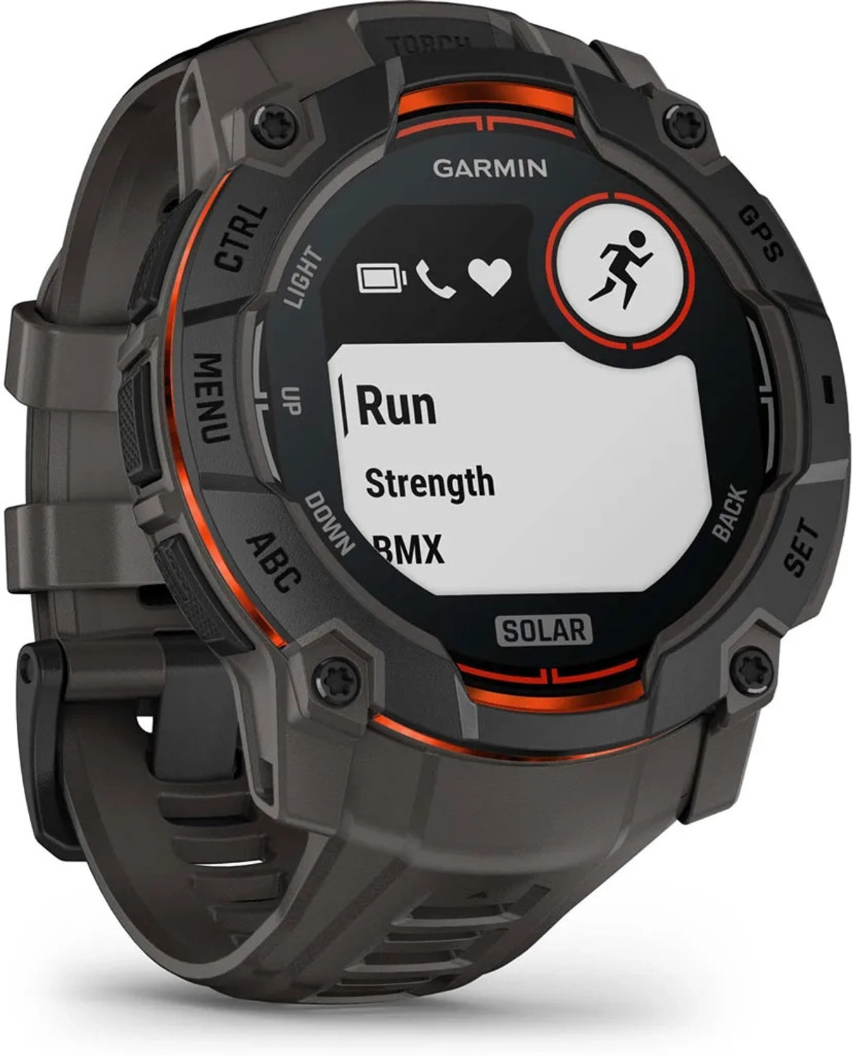 Image of GARMIN Instinct 3,50Mm,Solar,Black Bezel With Charcoal Band,(A04883) Smartwatch