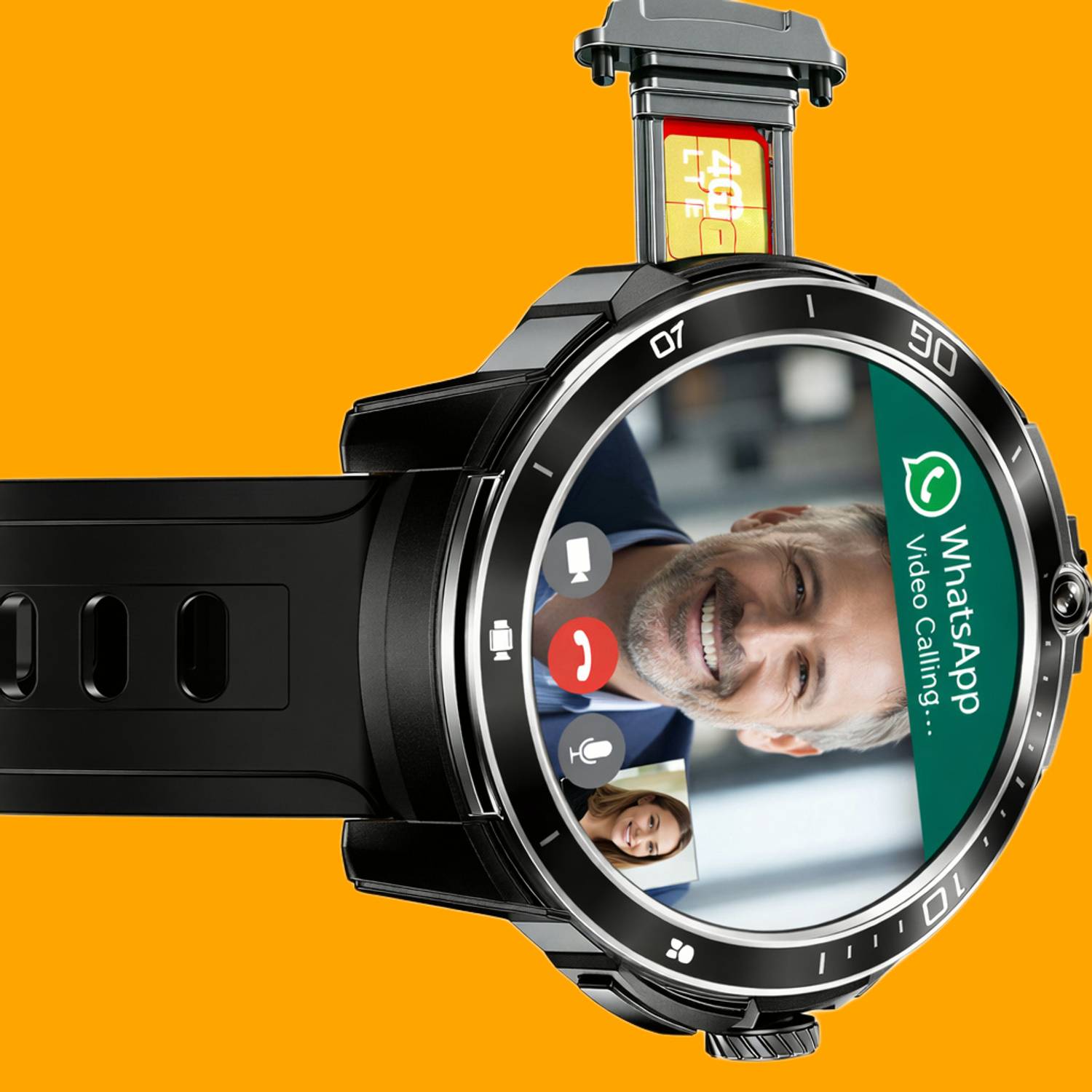 Hayyo 5G SIM Smartwatch Nano SIM YouTube Voice Call HD Camera WiFi GPS