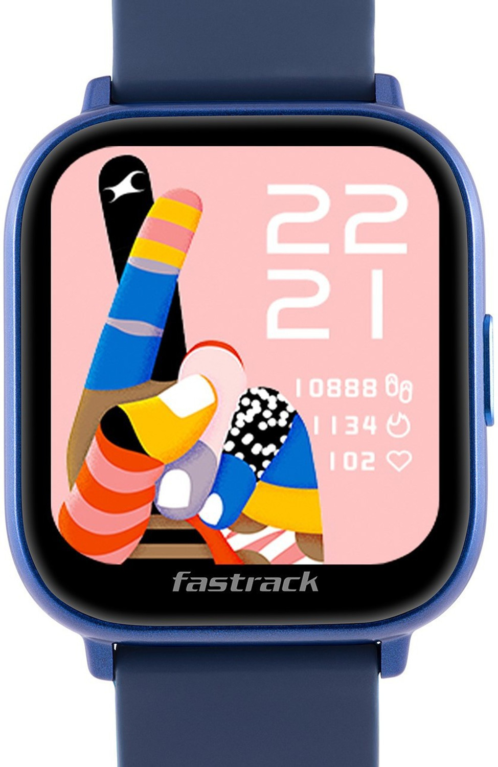 Image of Fastrack Vybe 1.5 HD Display|50+ Sports Mode|BP Monitor|Game| Smartwatch
