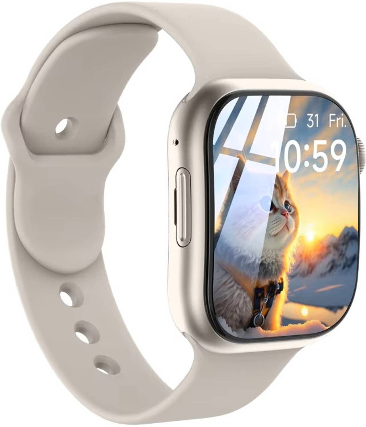 AWS Smartwatch touch Display Bluetooth Calling Brightness AI Voice Sports Modes Smartwatch
