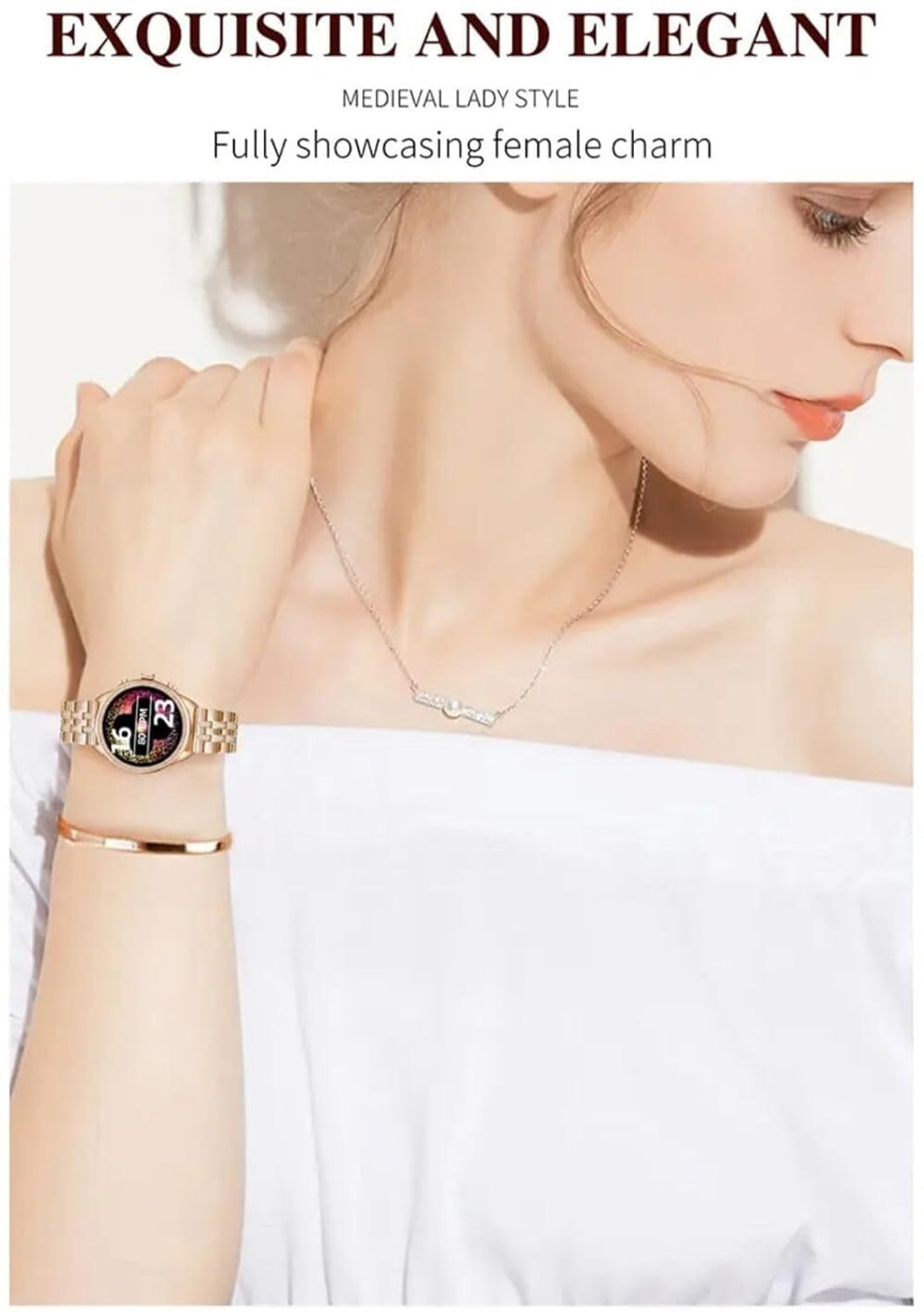 Image of Nizix 5 cm T6 Gen 9 Smartwatch: 14 Sports Modes, Voice Assistant, Long Battery Smart Watch Strap