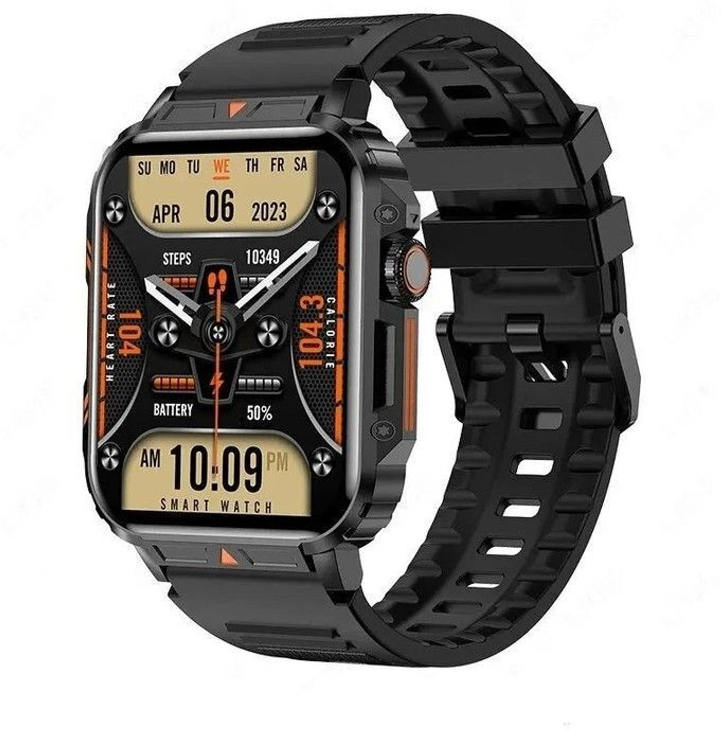 Image of Onikuma T800 BT watch 2in Big Screen Sunlight Proof Display Music Play Insta WA Notifier Smartwatch