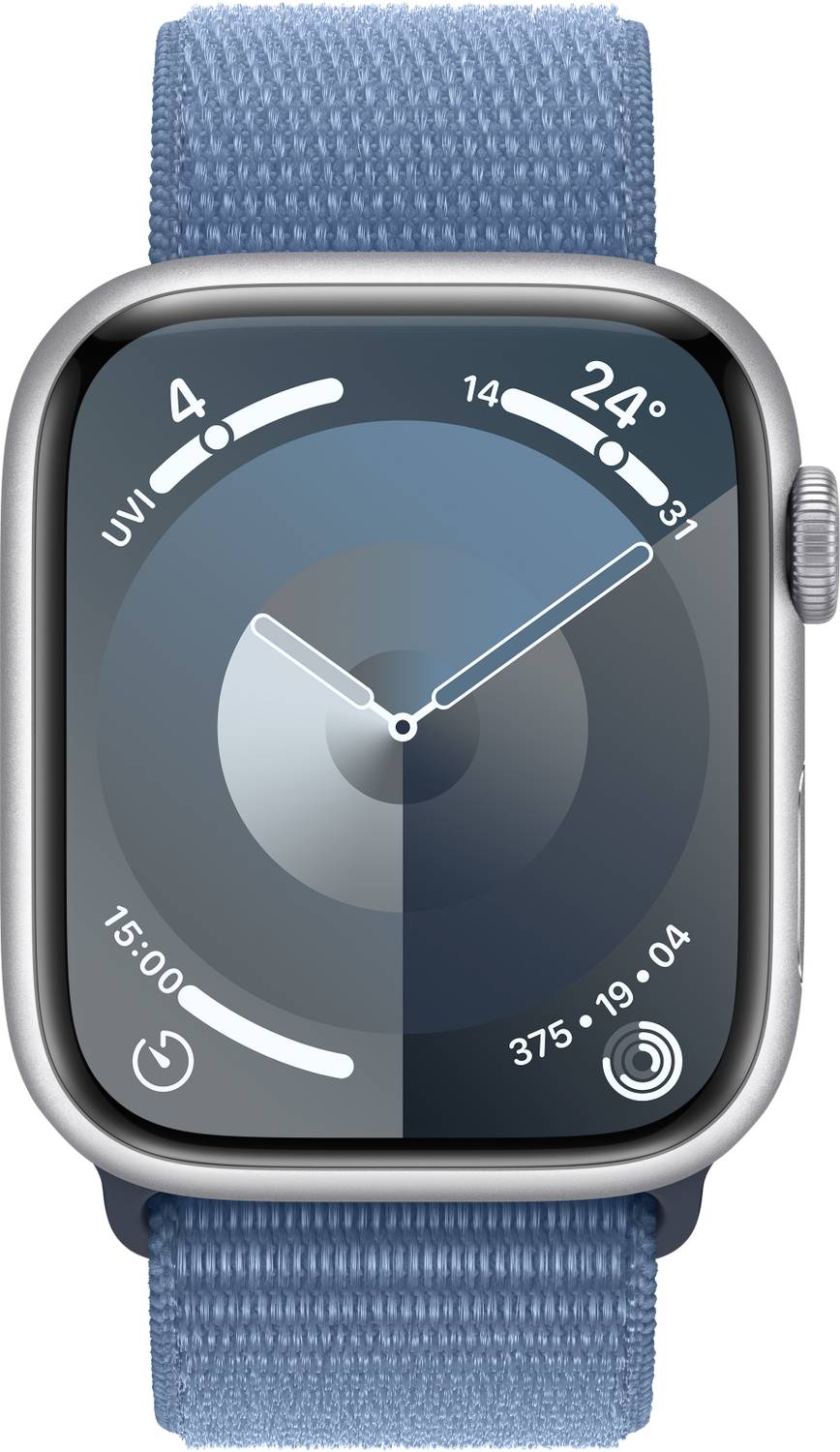 Apple Watch Series 9 GPS 45mm Silver Aluminium Case with Winter