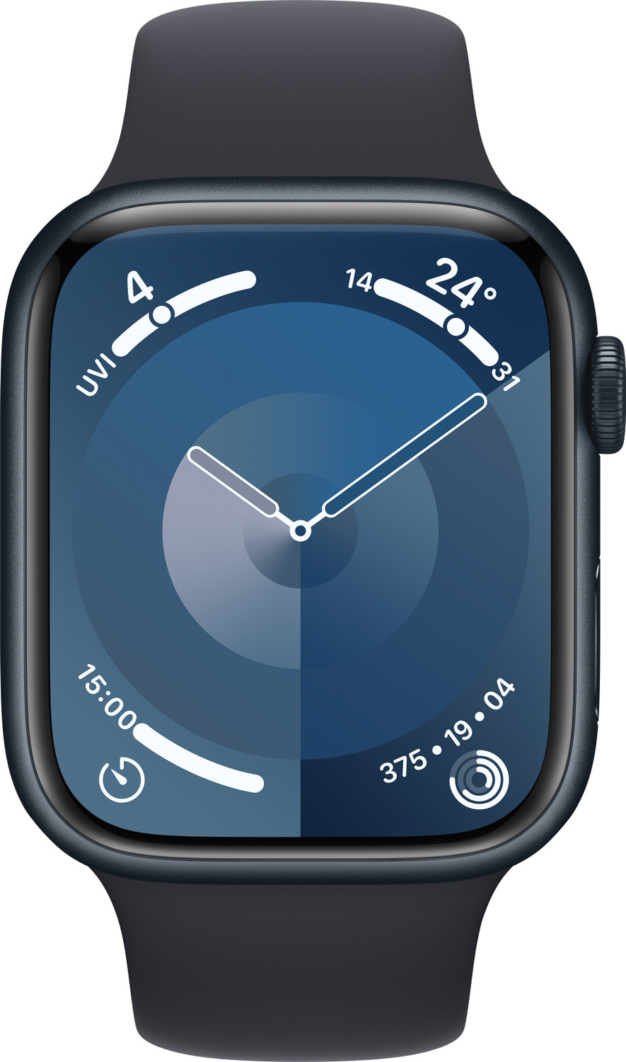 Image of Apple Watch Series 9 GPS 45mm Aluminium Case with Sport Band - S /M