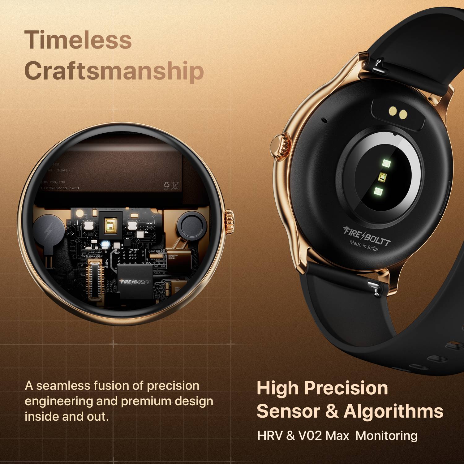 Fire-Boltt Ninja Talk 35.3mm Round Bluetooth Calling Smartwatch - Image 5