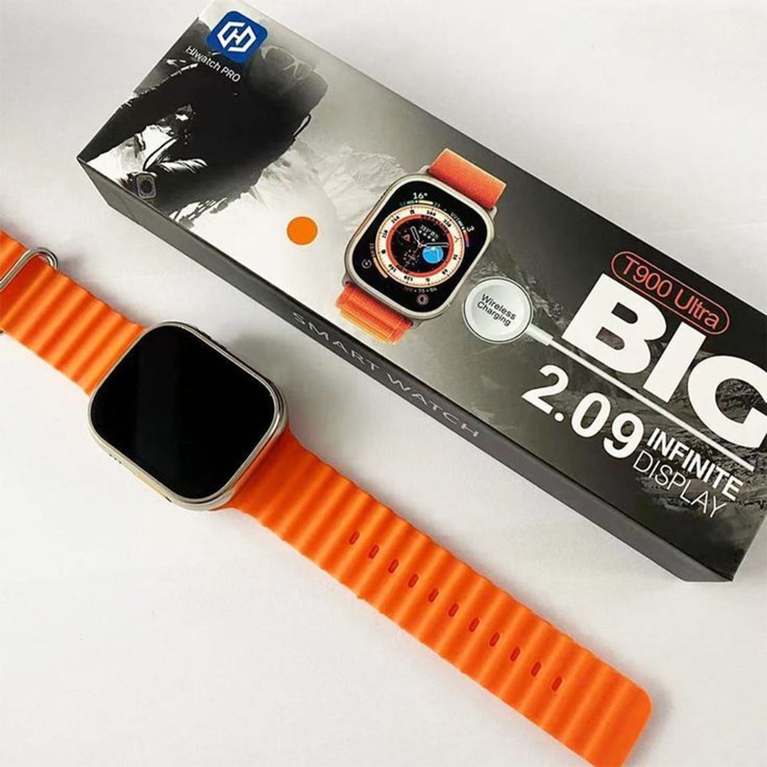 Image of Onikuma T800 BT watch 2in Big Screen Sunlight Proof Display Music Play Insta WA Notifier Smartwatch