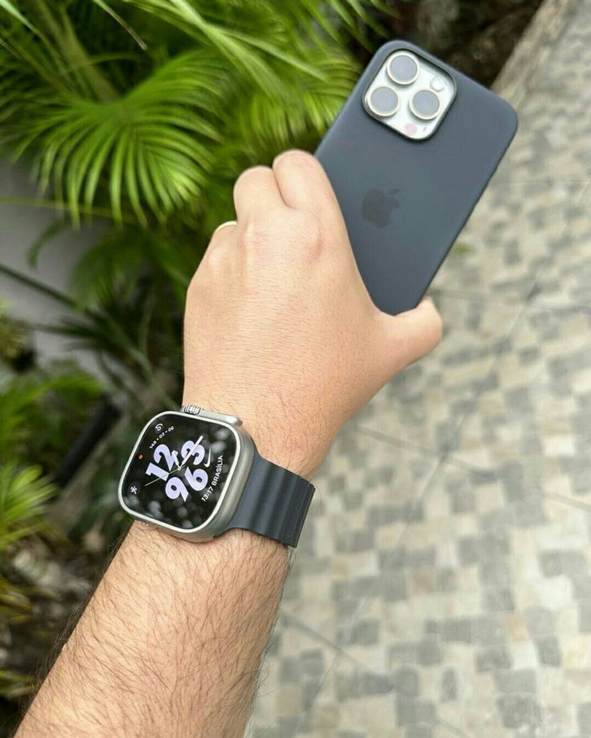 Image of Onikuma T800 BT watch 2in Big Screen Sunlight Proof Display Music Play Insta WA Notifier Smartwatch