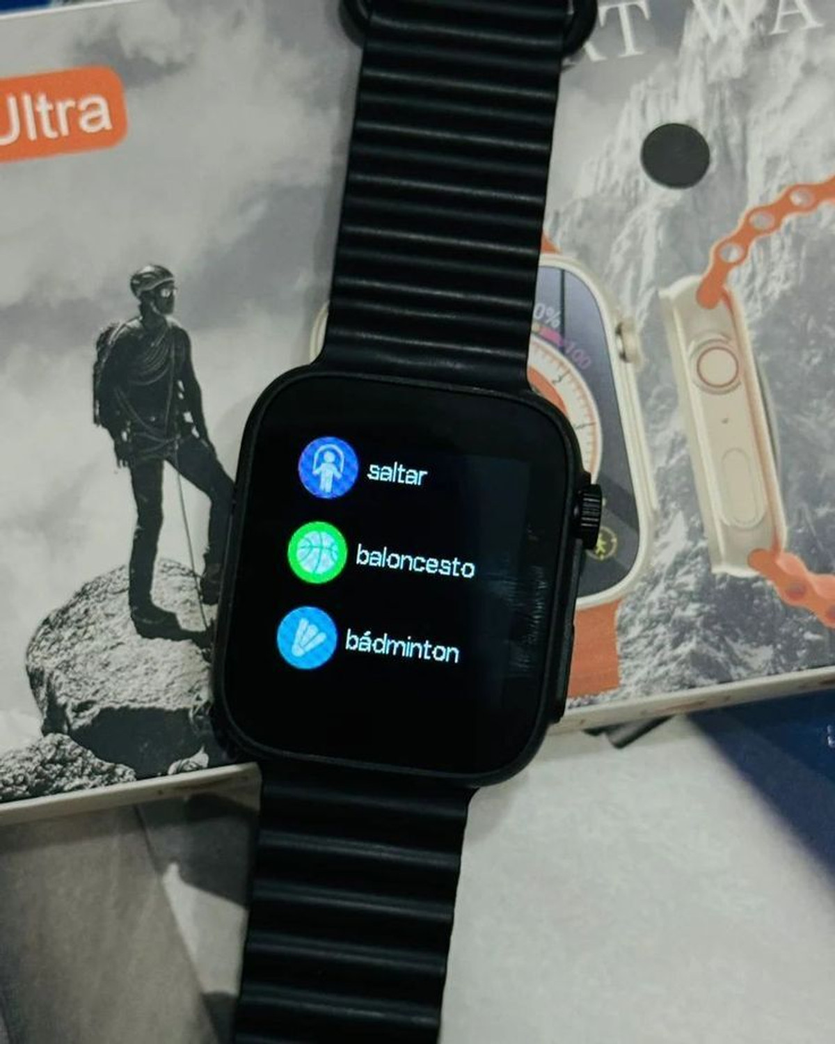 Image of Onikuma T800 BT watch 2in Big Screen Sunlight Proof Display Music Play Insta WA Notifier Smartwatch