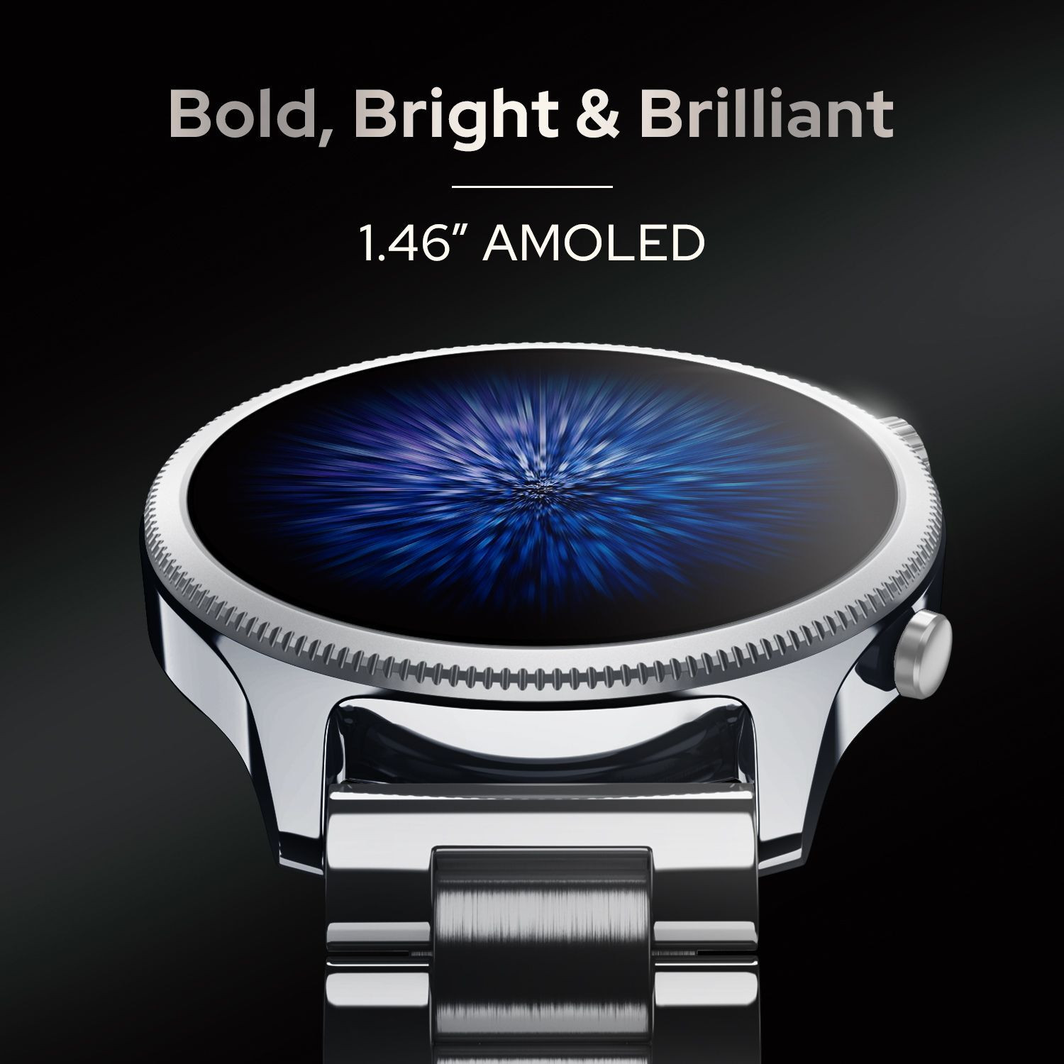 Image of Noise Evolve 4 Metal Edition with 1.46 inch AMOLED Display & Bluetooth Calling Smartwatch