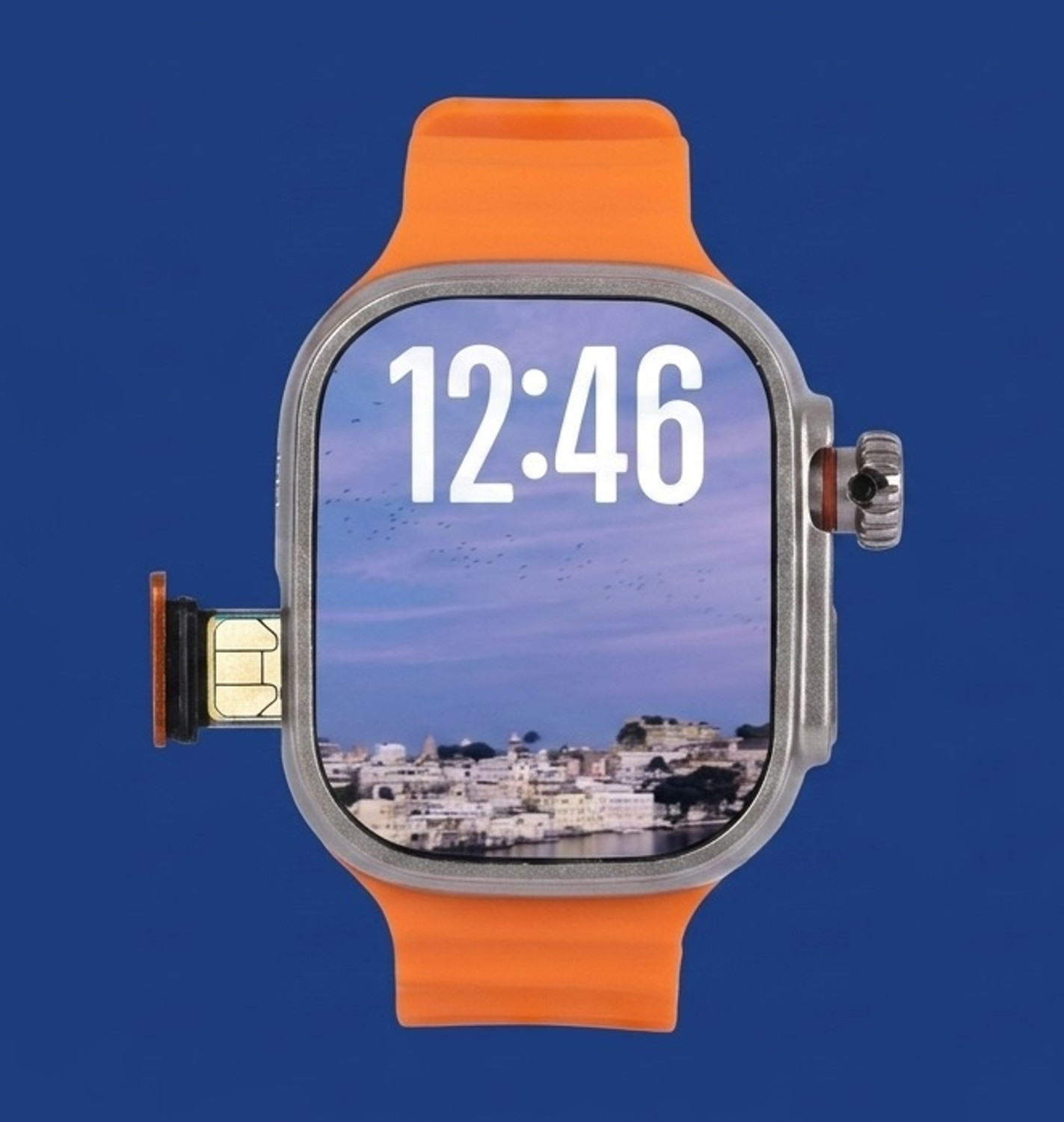 Image of SEHUB SE HUB CDs9 Premium 4G SIM Smartwatch 8 /128GB 2.2 inch AMOLED Camera Smartwatch (Black Strap, 44MM)