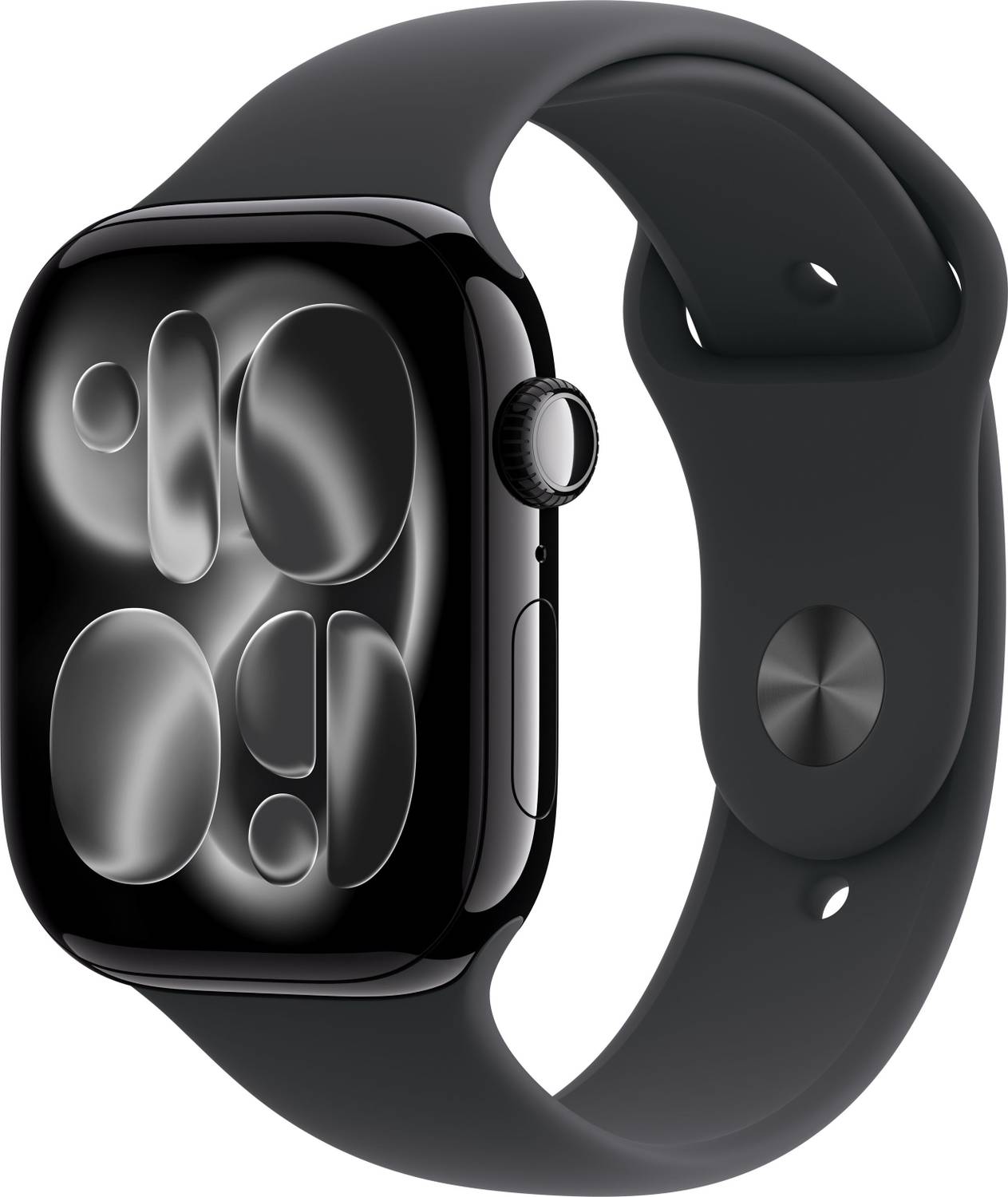 Apple Watch Series 11 GPS + Cellular 46mm Black Aluminium Case Black Sport Band - S/M