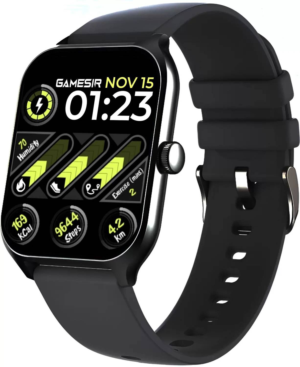 GameSir 2.01 AMOLED Display, Smart Health Monitoring, Fitness, 10