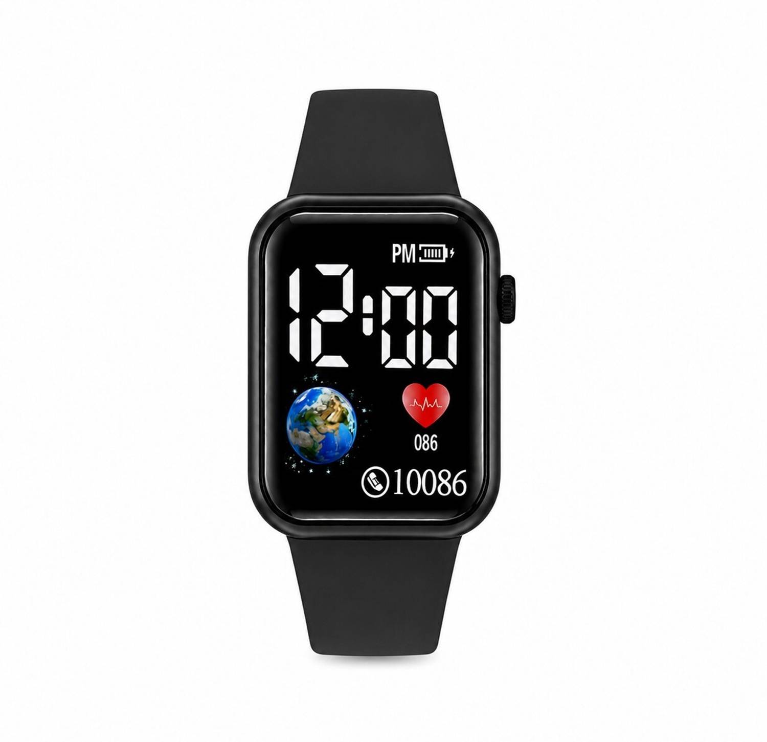 InnoNest Global Kids Watch Combo Digital Watch For Boys and Girl Earth Display LED Watch Smartwatch