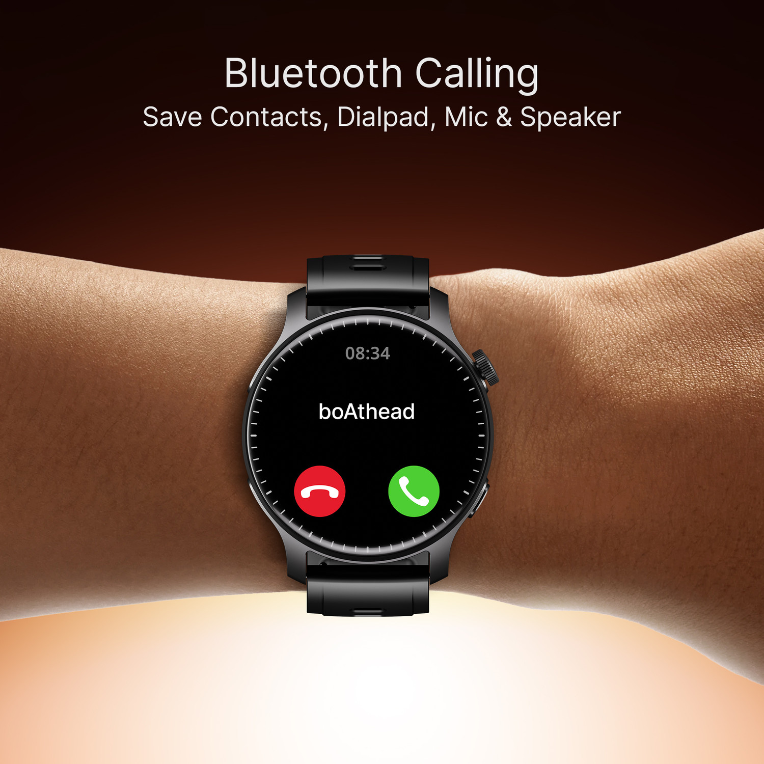 Image of boAt Ultima Prime w / 1.43 inchAMOLED Display, AOD, Personalized Nudges, Functional Crown Smartwatch