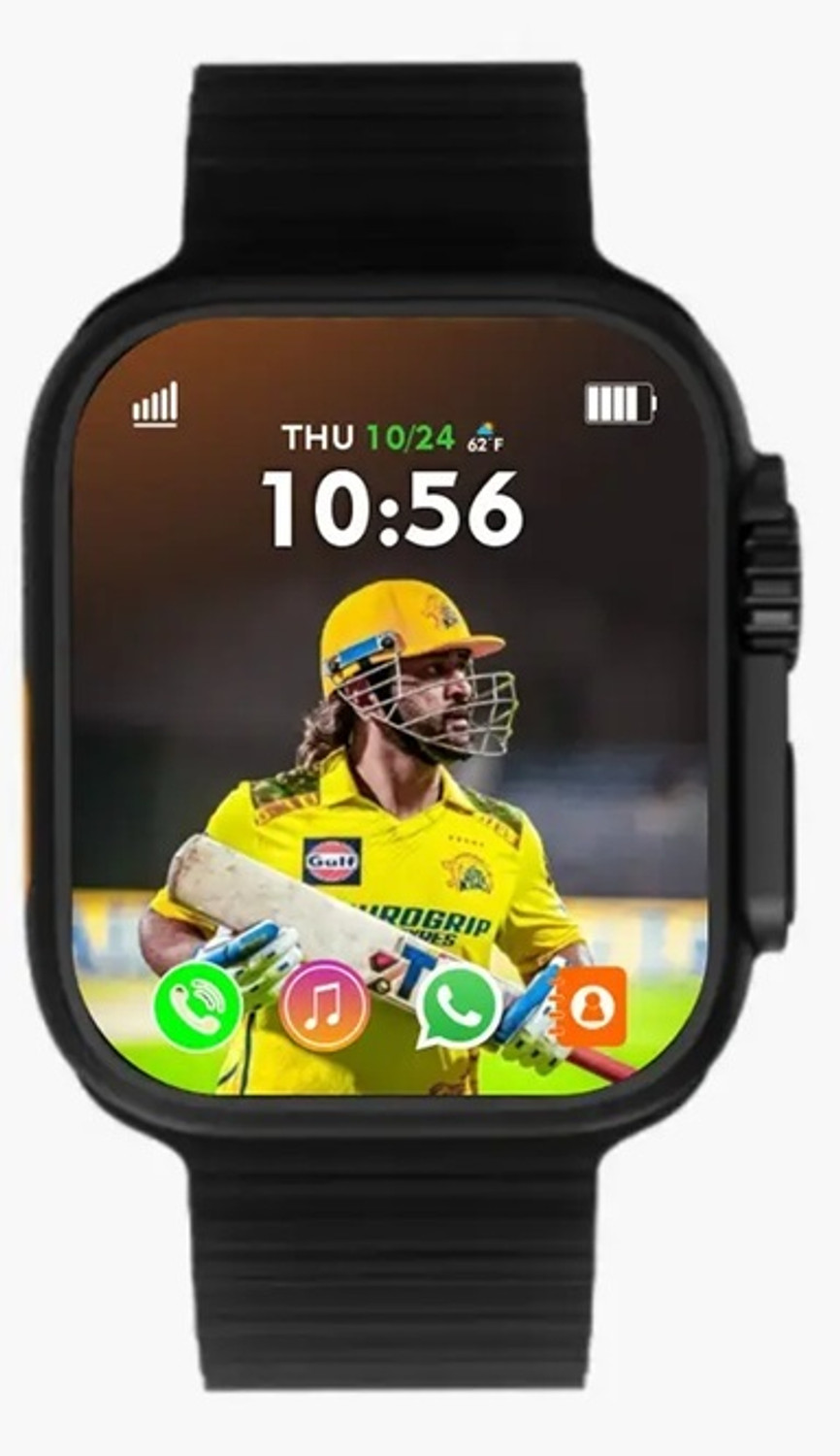 Image of Onikuma T800 BT watch 2in Big Screen Sunlight Proof Display Music Play Insta WA Notifier Smartwatch