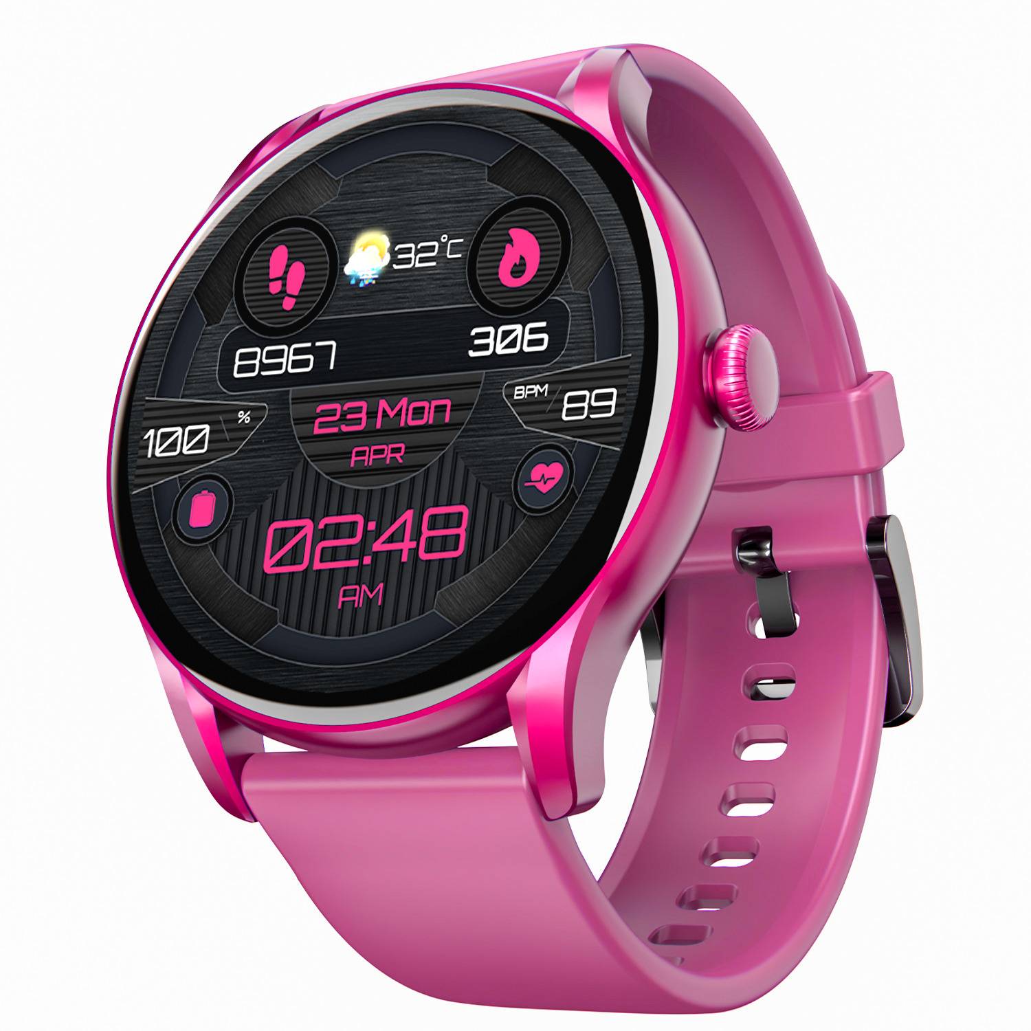 boAt Lunar Connect Ace w/ 3.63 cm(1.43") AMOLED Display,BT Callin
