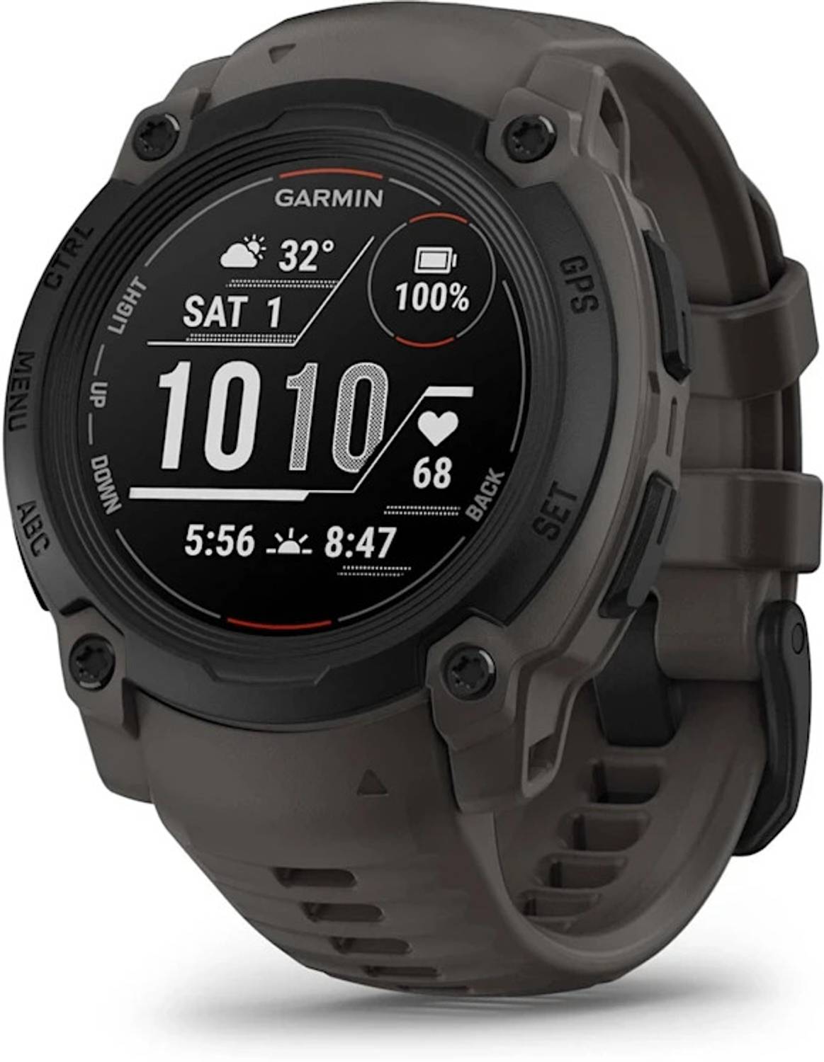GARMIN Instinct E, 45 Mm, Black Bezel With Charcoal Band,(A04881)