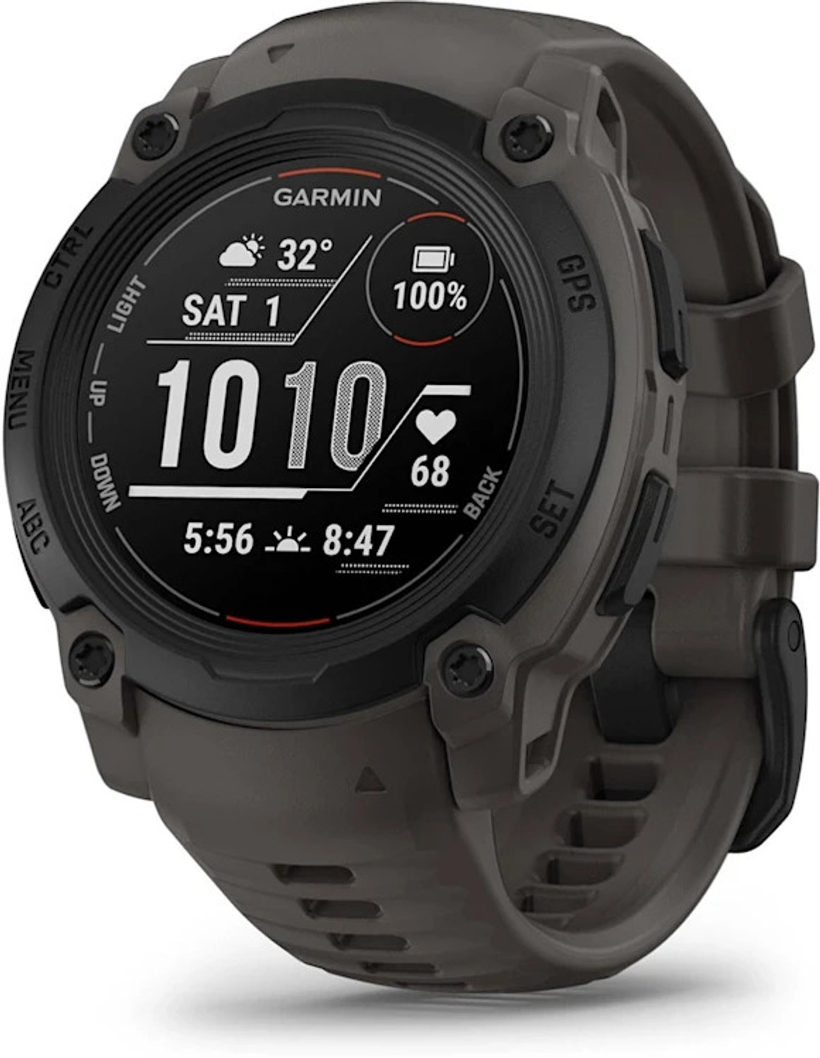 Image of GARMIN Instinct E, 45 Mm, Black Bezel With Charcoal Band,(A04881) Smartwatch