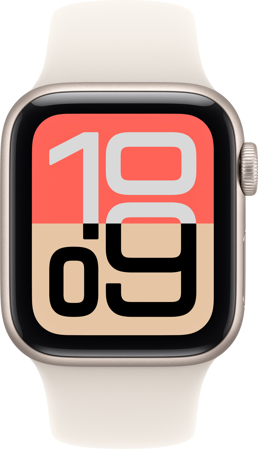 Image of Apple Watch SE 3(2025) GPS 40mm Starlight Aluminium Case Starlight Sport Band-S /M