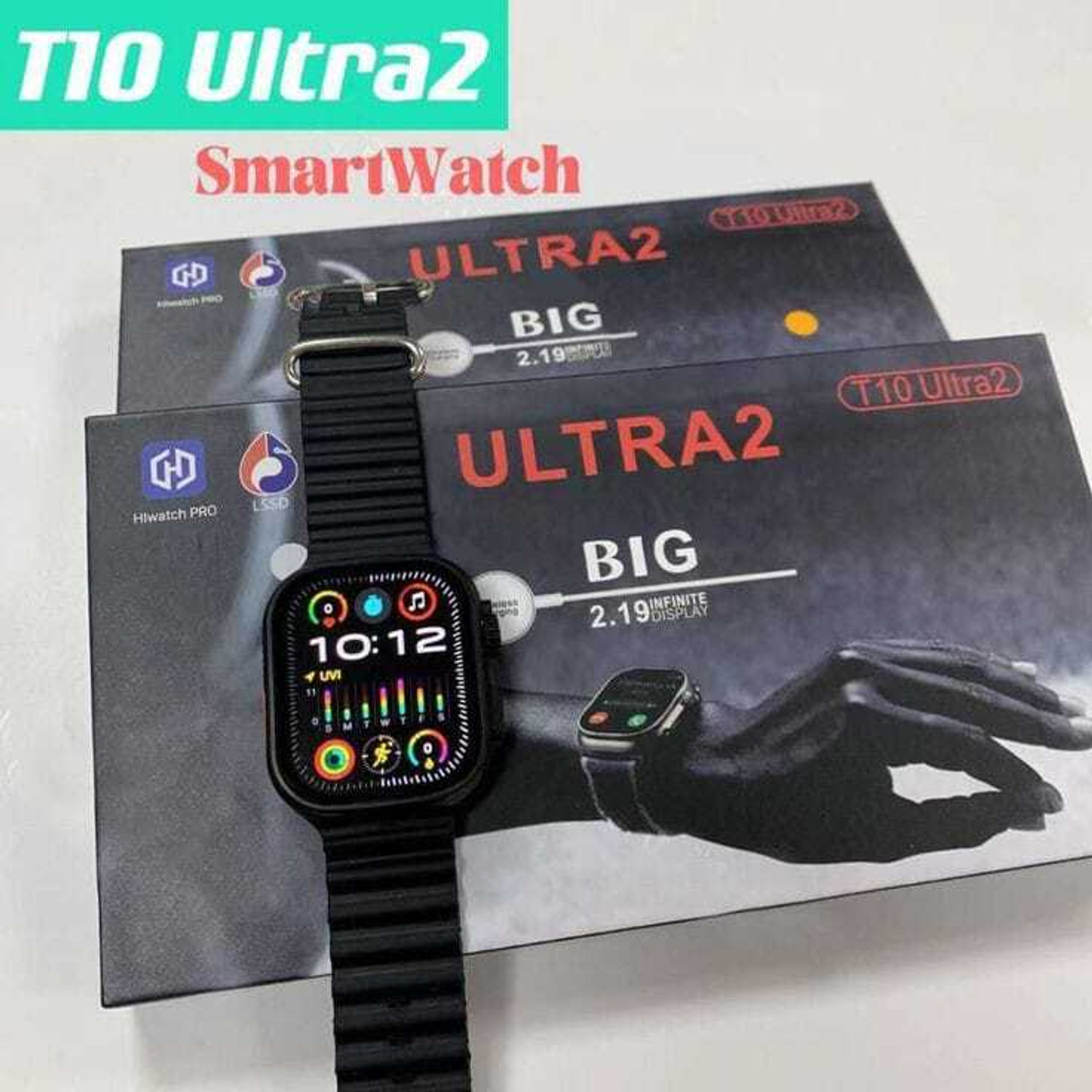 Image of Onikuma T800 BT watch 2in Big Screen Sunlight Proof Display Music Play Insta WA Notifier Smartwatch