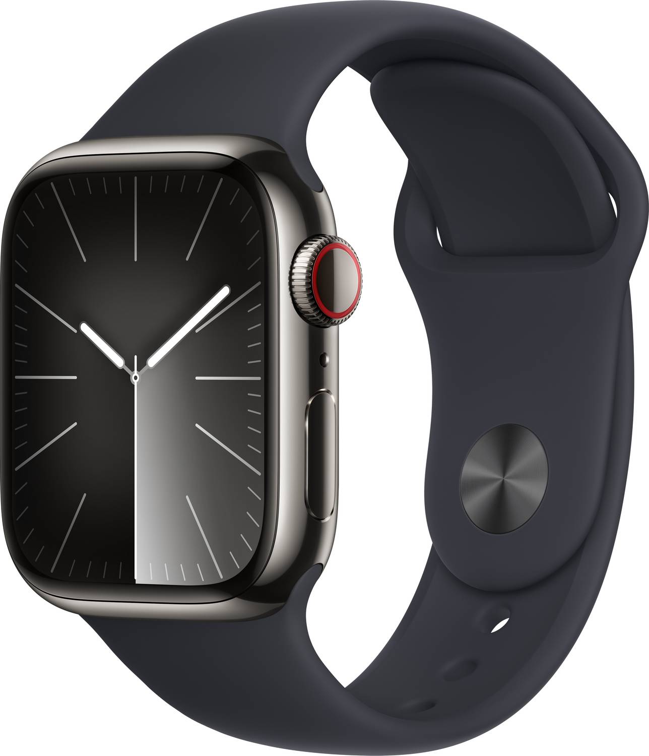 Apple Watch Series 9 GPS + Cellular 41mm Graphite Case & Midnight