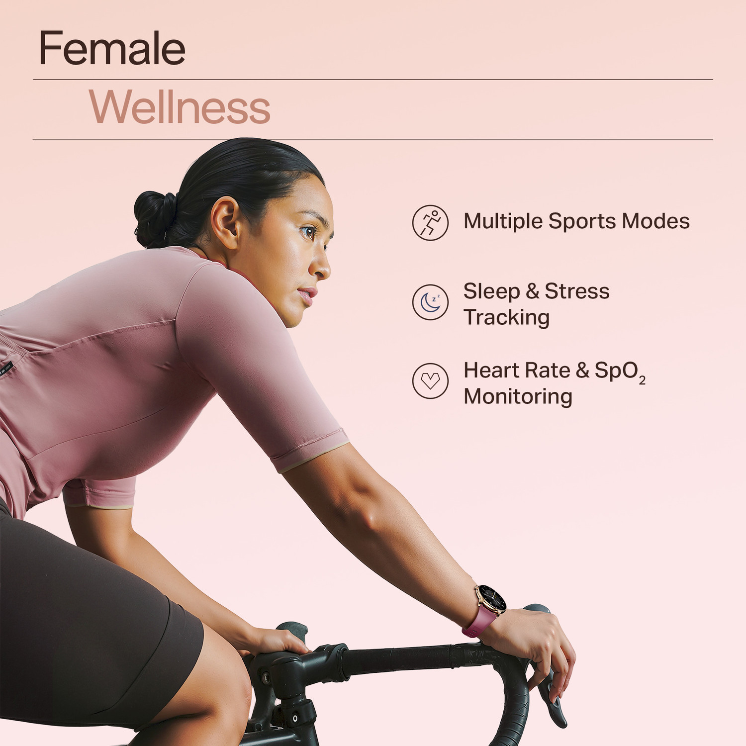 Image of boAt Chrome Iris Ultra-Sleek Metal Body,1.32 AMOLED,1000 Nits,Female Cycle Tracking Smartwatch
