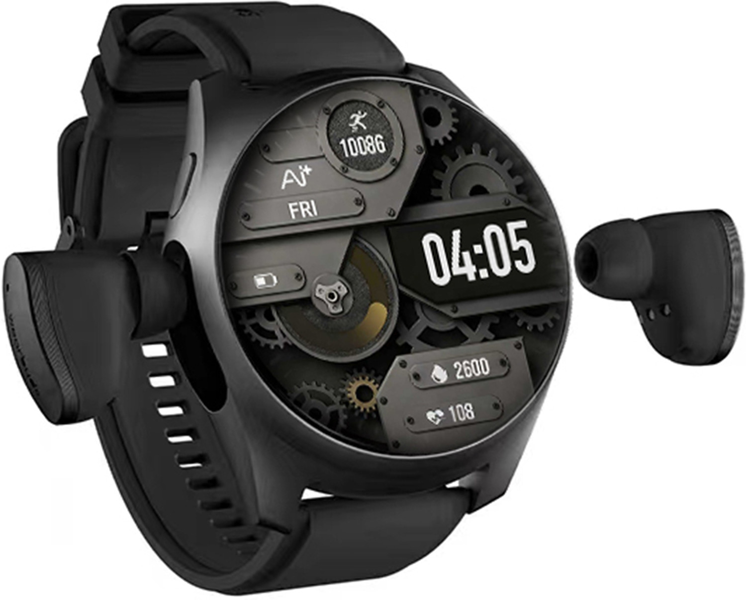 Image of Ai+ Wearbuds with Built-in TWS, ENC & Sports Modes, Health Suite Smartwatch