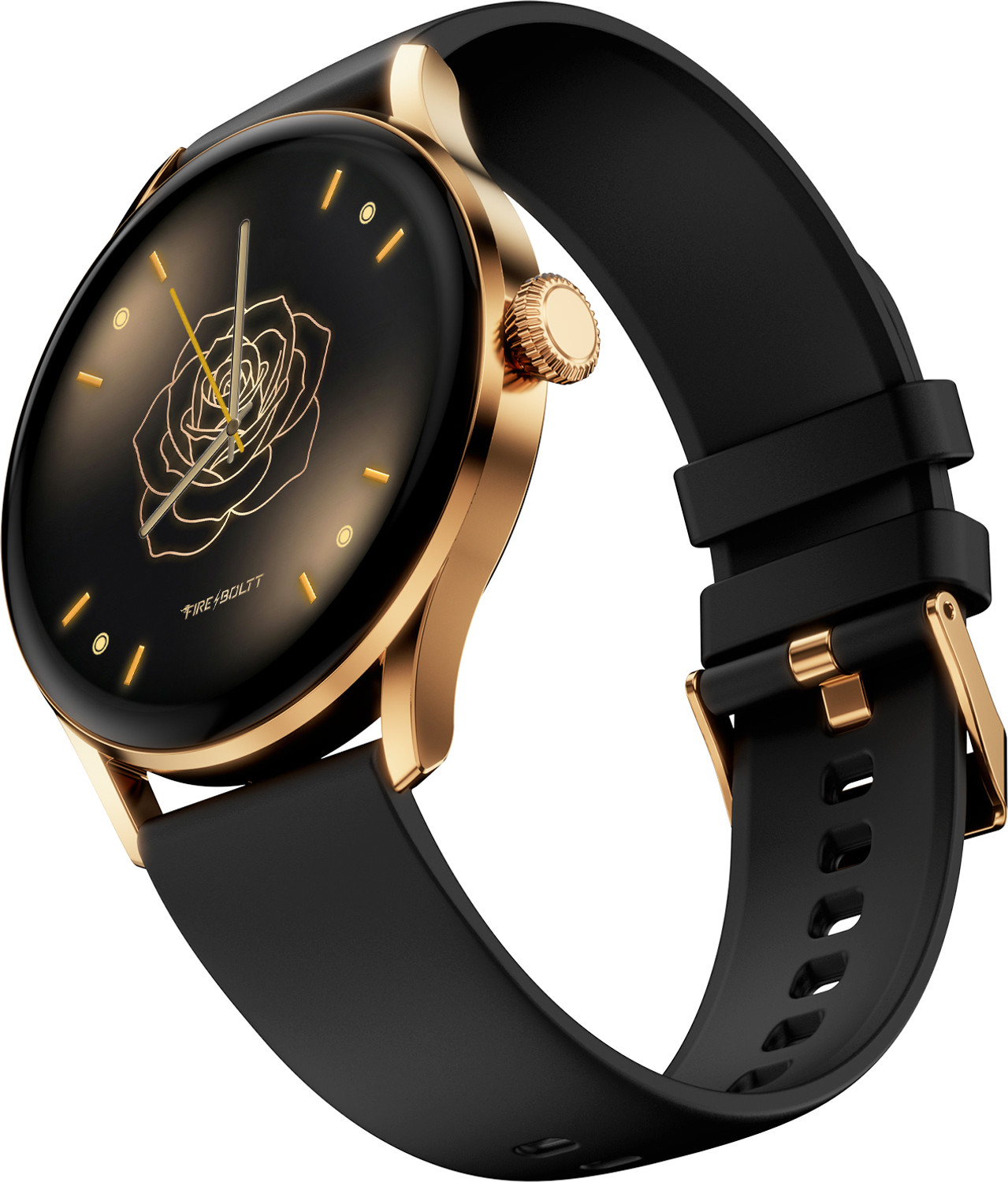 Image of Fire-Boltt Glitz 1.19 AMOLED Display, Rotating Crown, 1000 Nits, BT Call, Metal Body Women Smartwatch