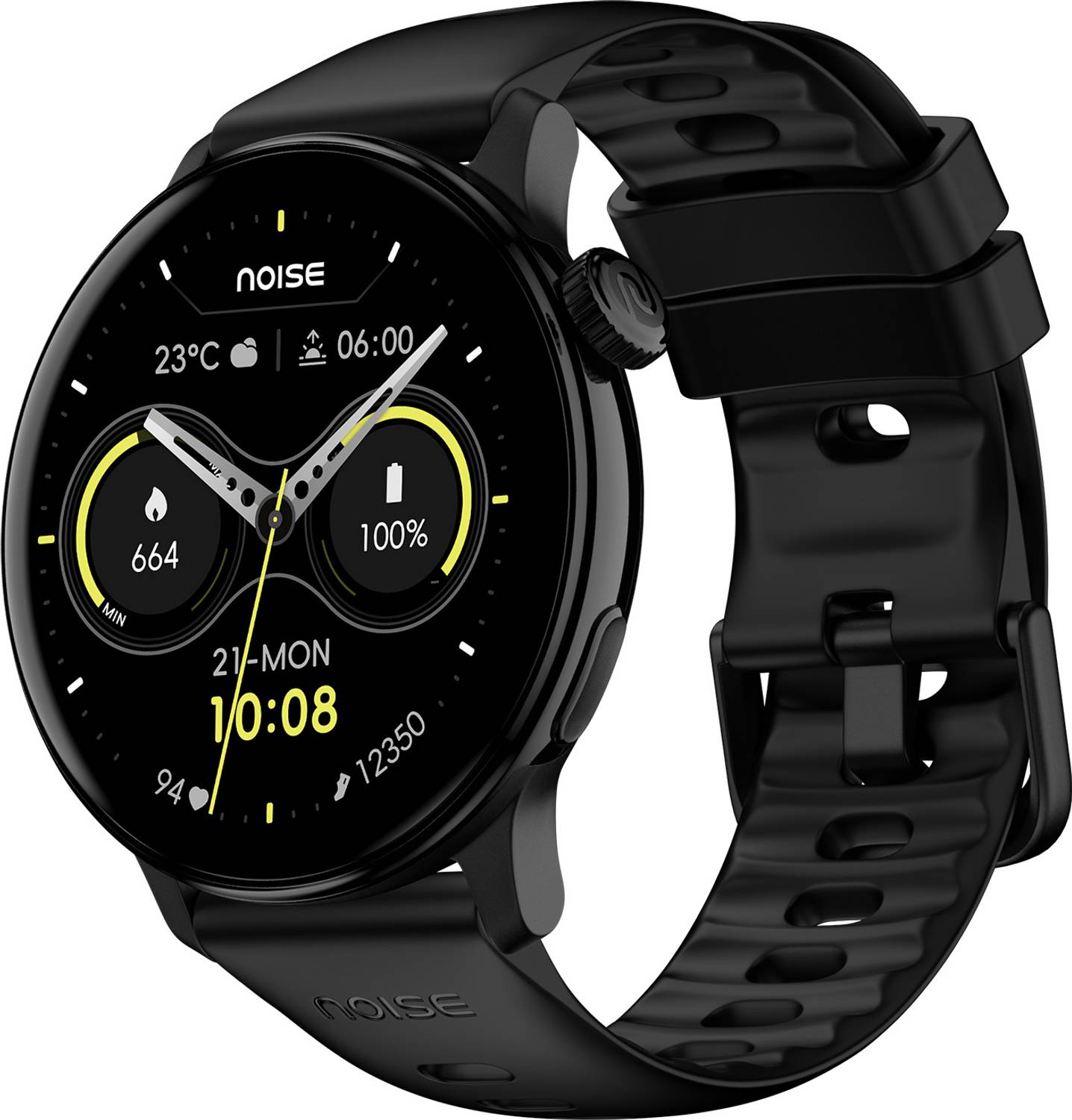 Noise Pro 6R 1.46'' AMOLED 1000 NITS, Powered by Noise AI Pro, Built-in GPS, 3ATM Smartwatch