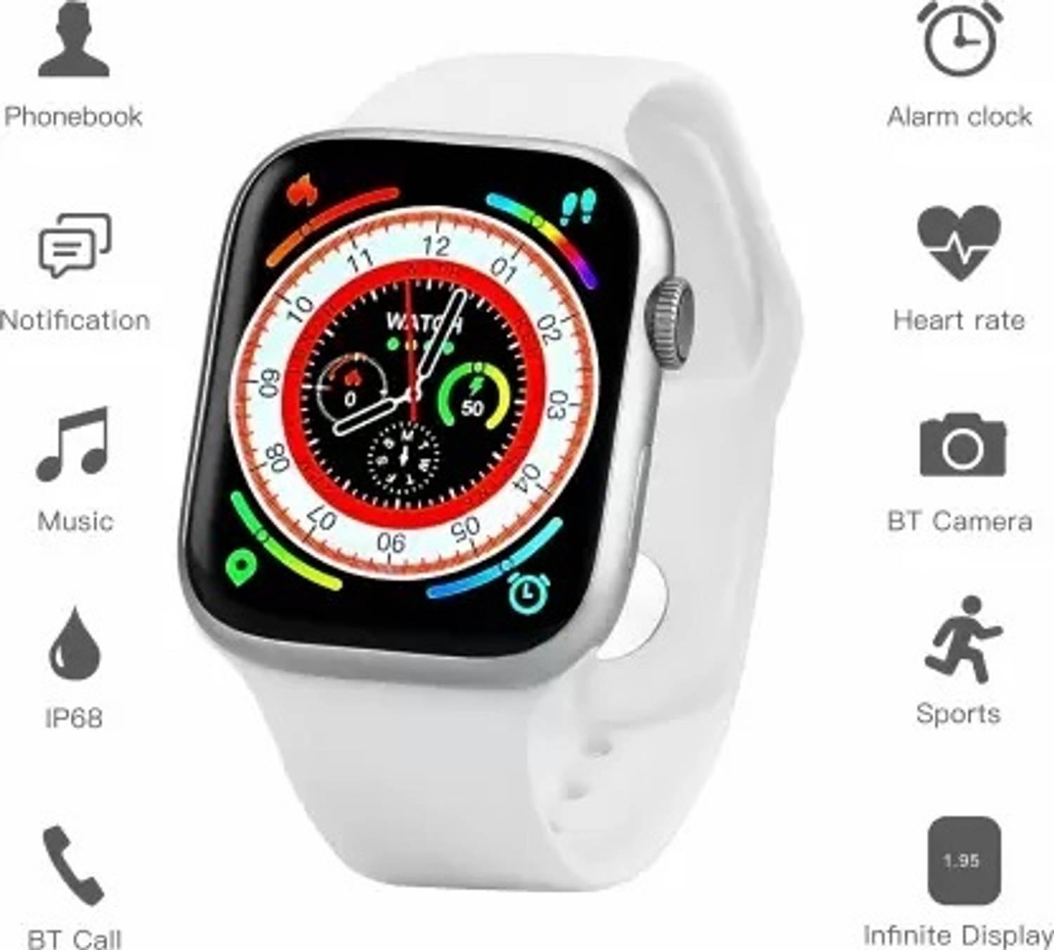 SAMSTAR Collection 9 Fitness Tracker Smartwatch - Image 3