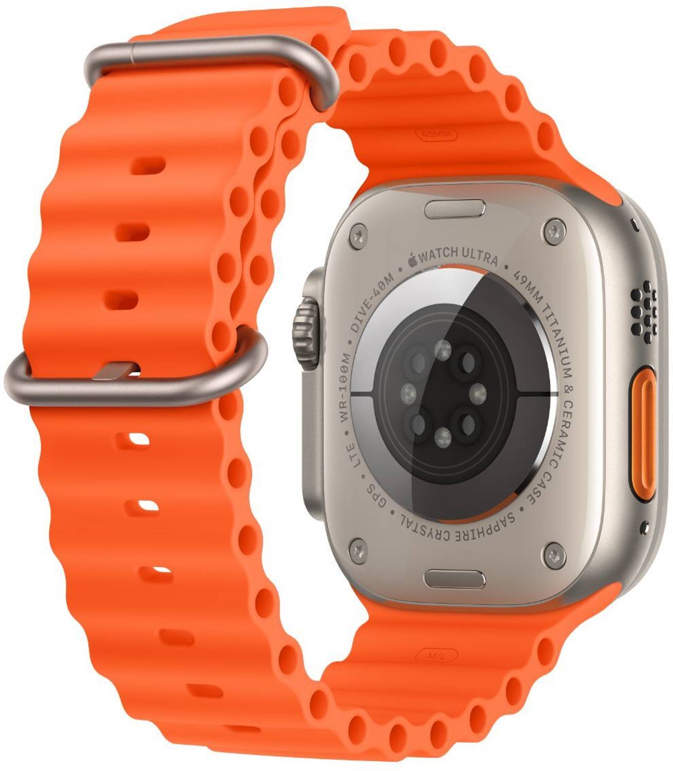 Apple Watch Ultra 2 GPS + Cellular 49mm Titanium Case with Orange