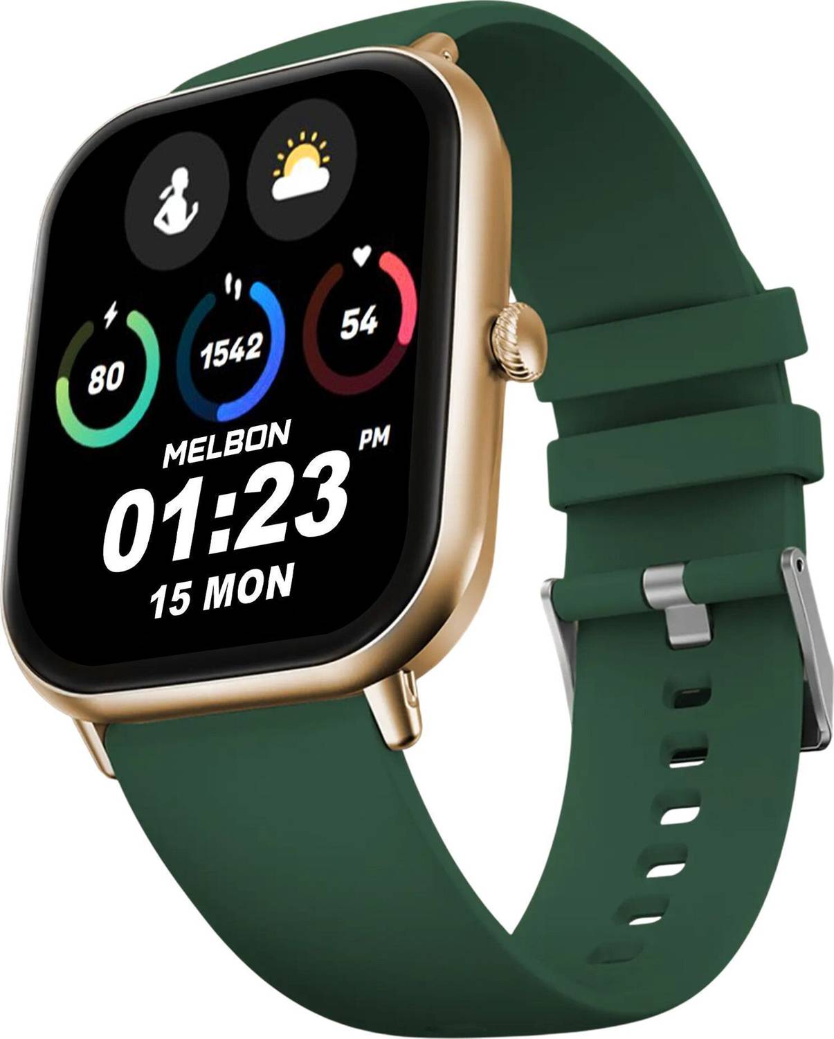Melbon Bluetooth Calling Smartwatch Metal Body, 120+ Sports Modes