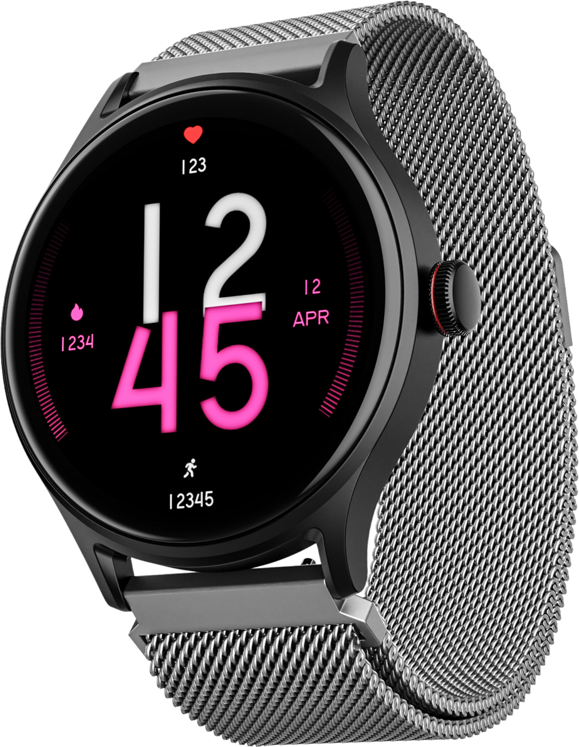 Image of boAt Lunar Vista w / 3.8 cm(1.52 inch) AuraVue AOD Display, BT Calling, Functional Crown Smartwatch