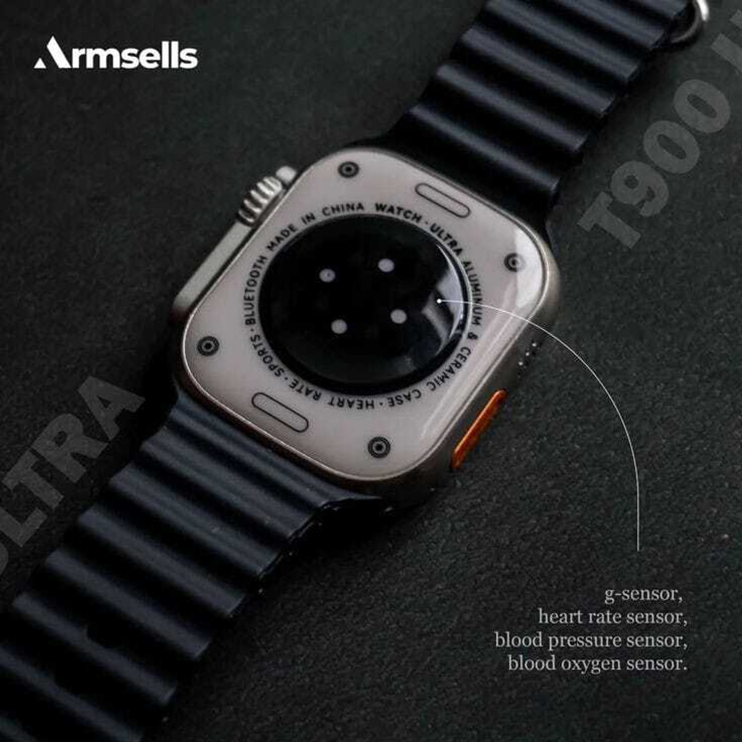 Image of Vinayak T800 Smartwatch Black strap Smartwatch